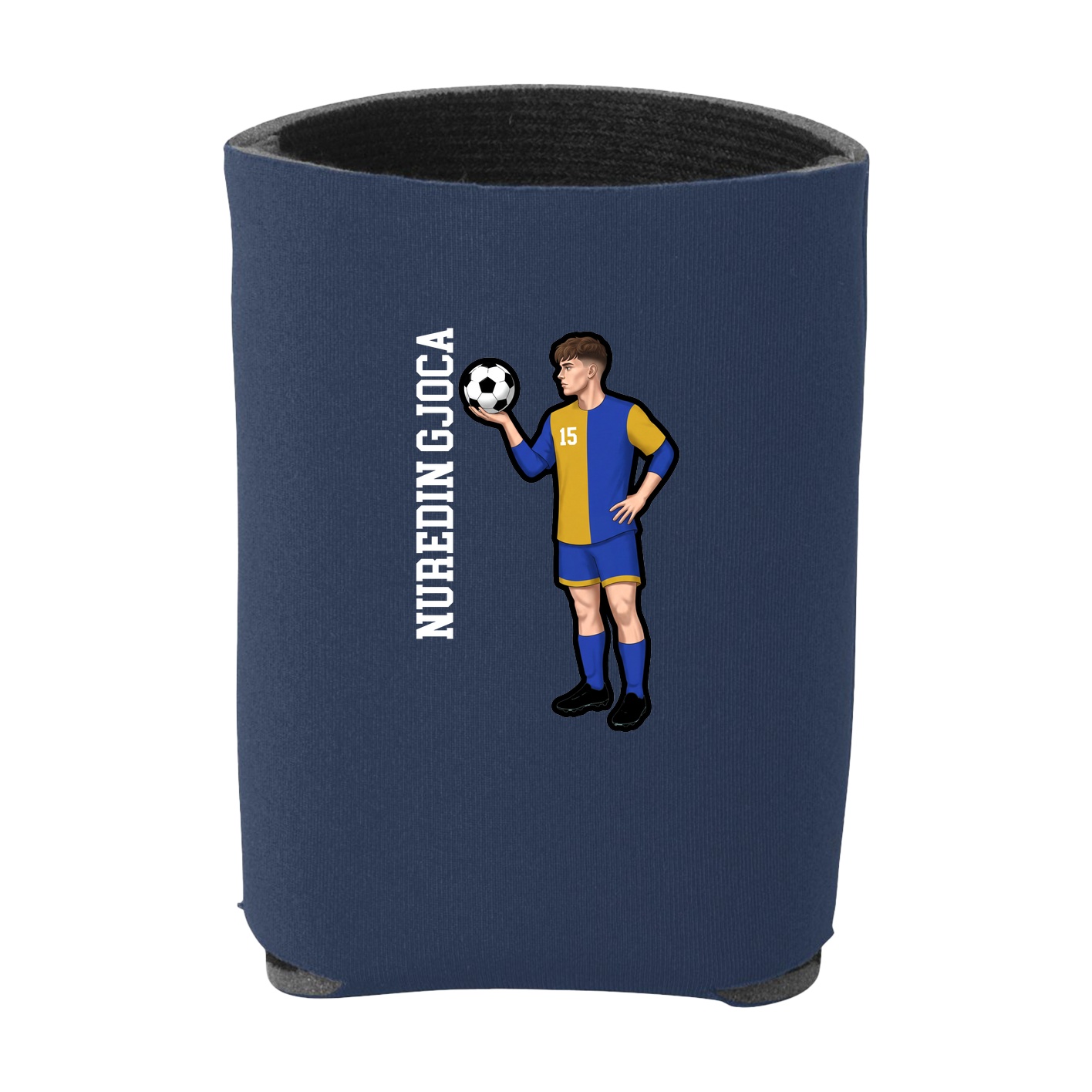Can Holder — Name Vertical in Navy