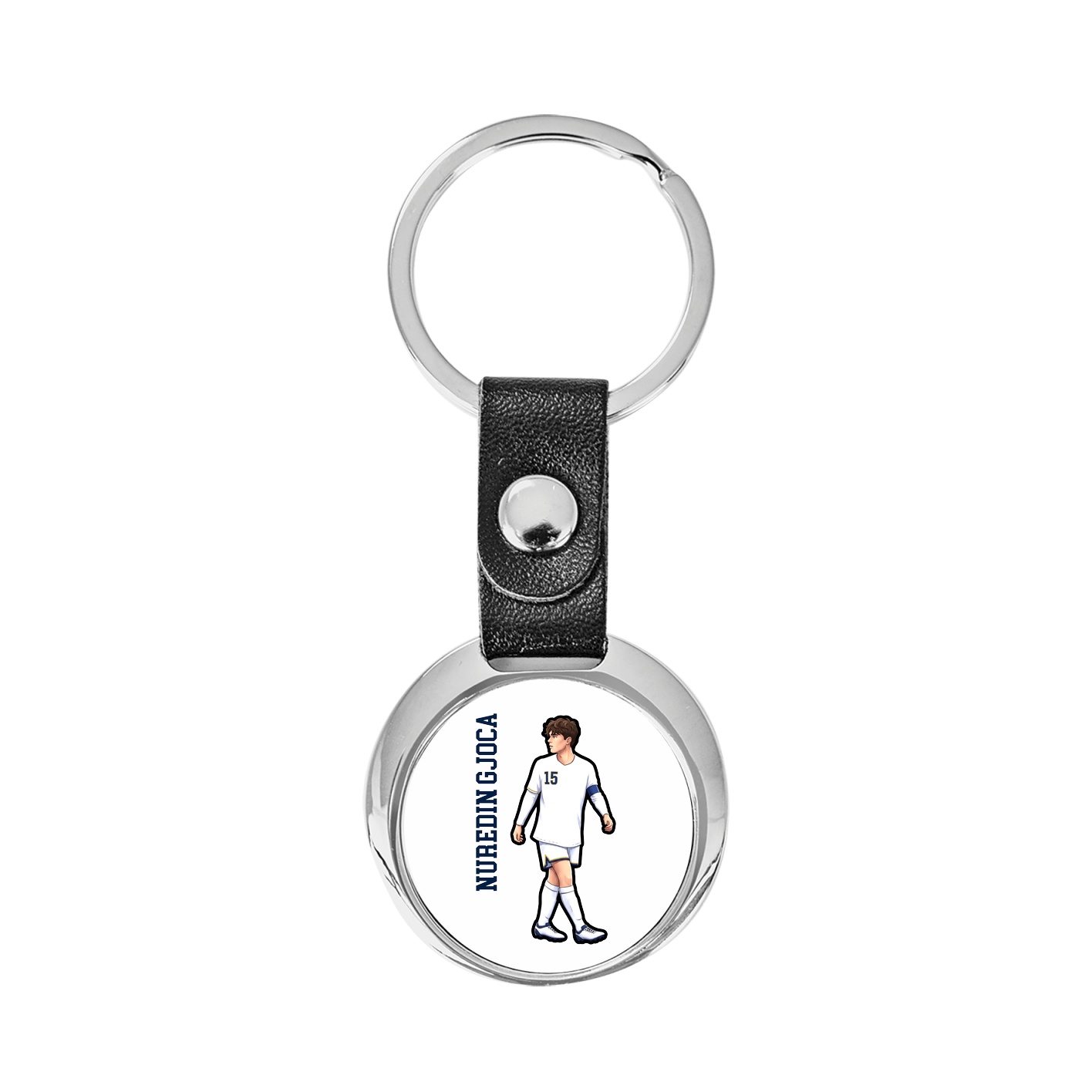 Key Chain — Name Vertical in Classic