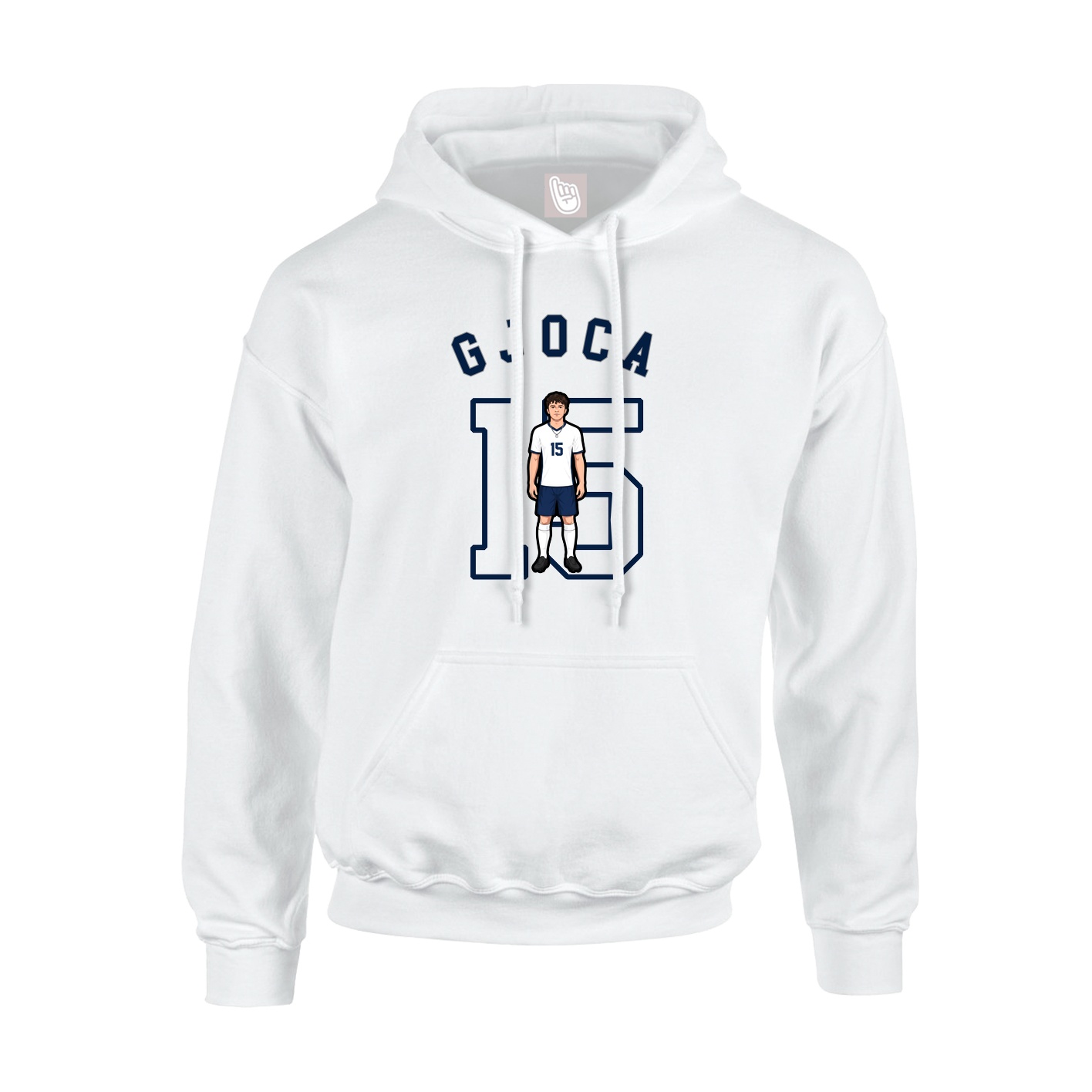 Hoodie — Shirsey Arch in White