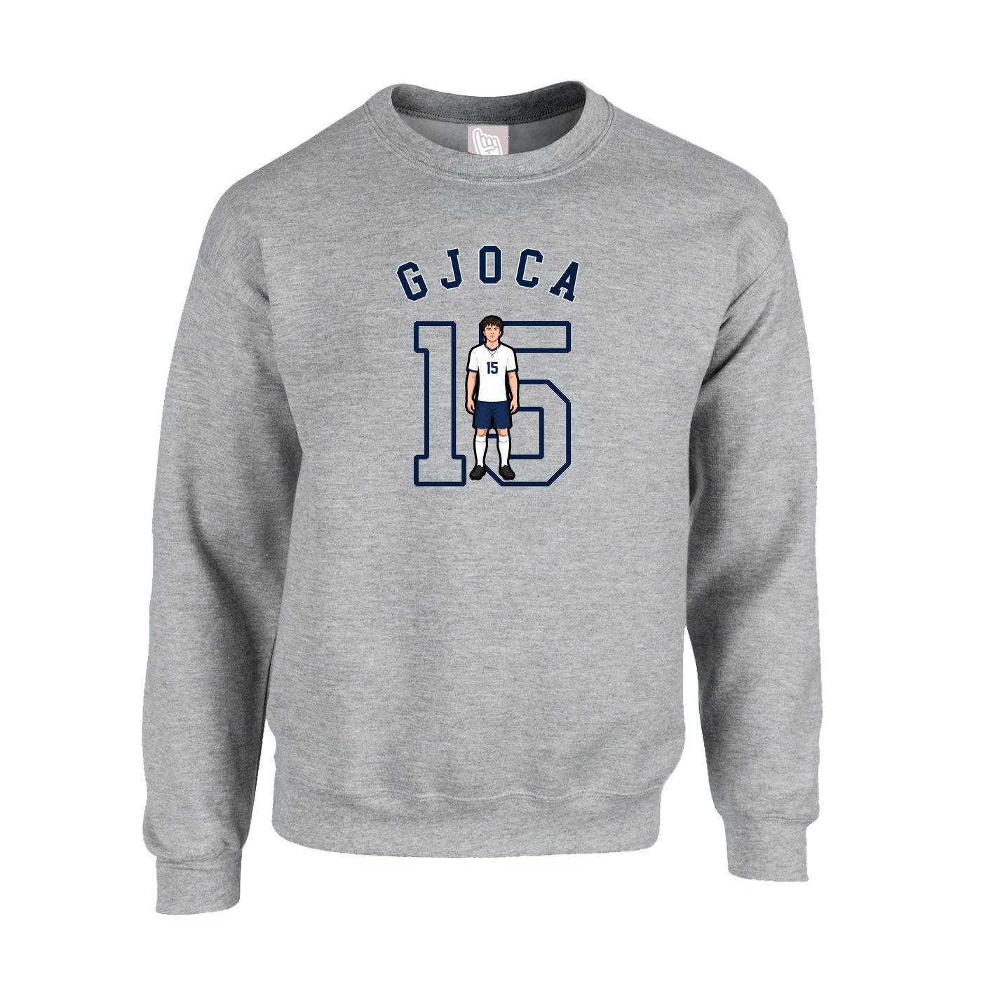 Fleece Crew — Shirsey Arch in Grey