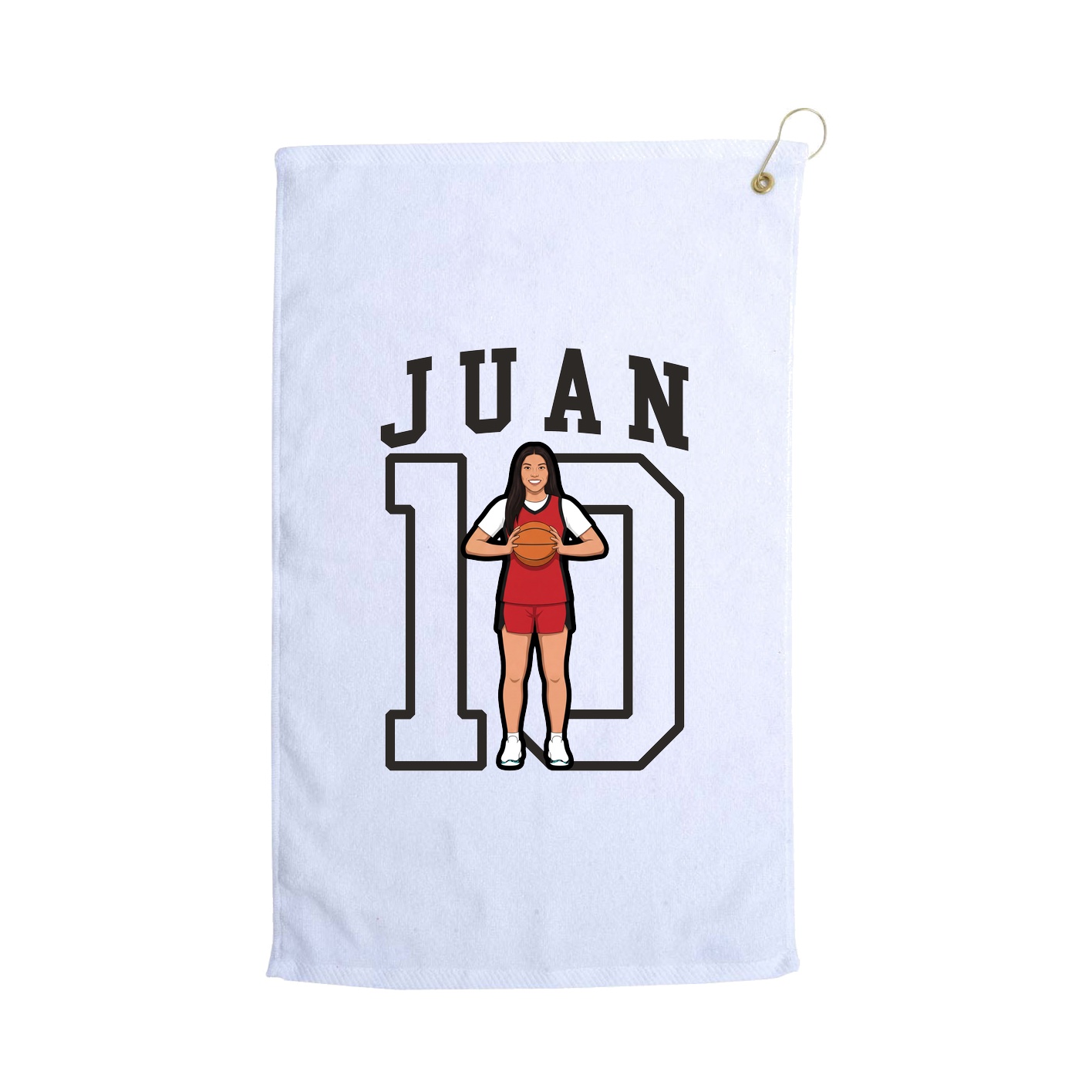 Golf Towel — Shirsey in White