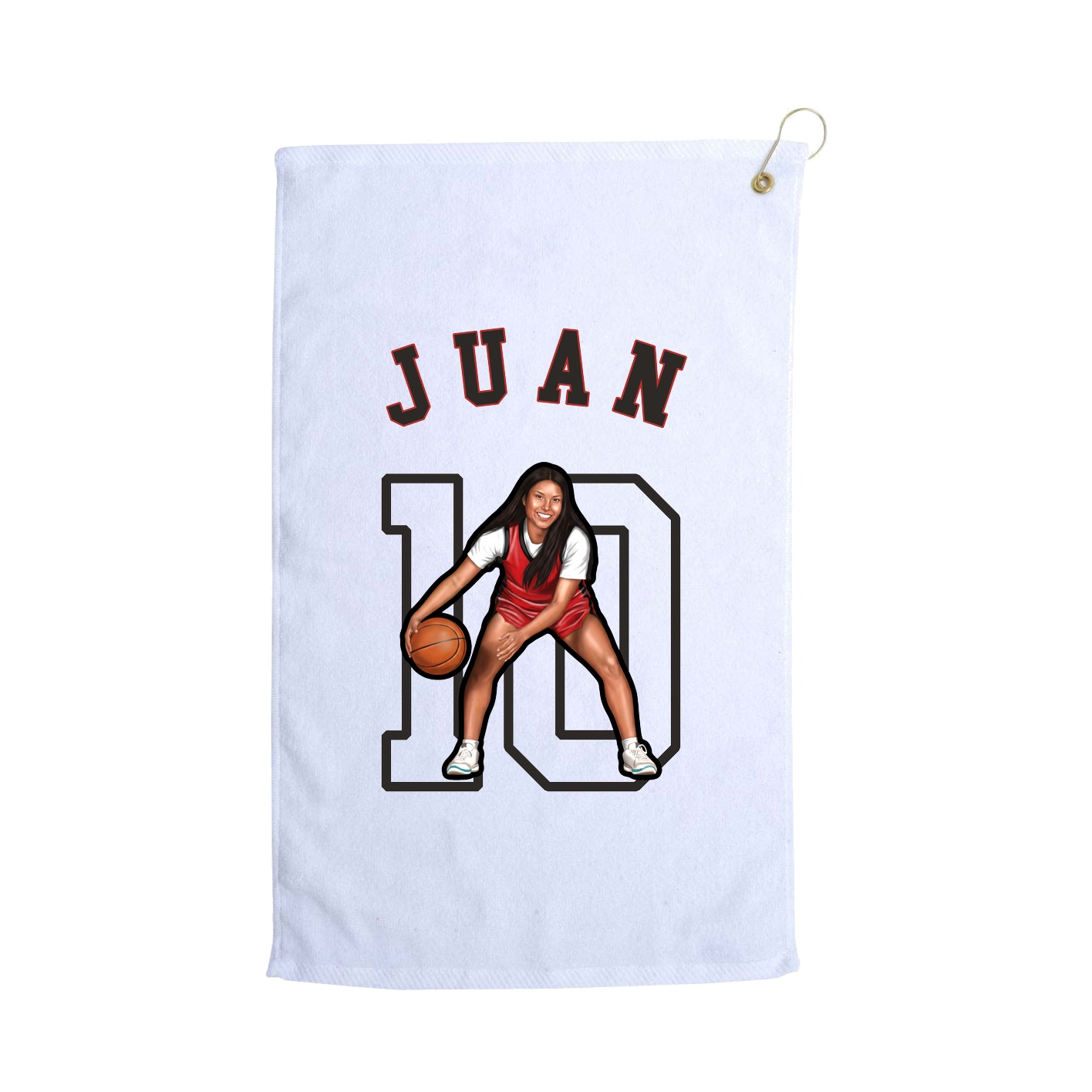 Golf Towel — Shirsey Arch in White