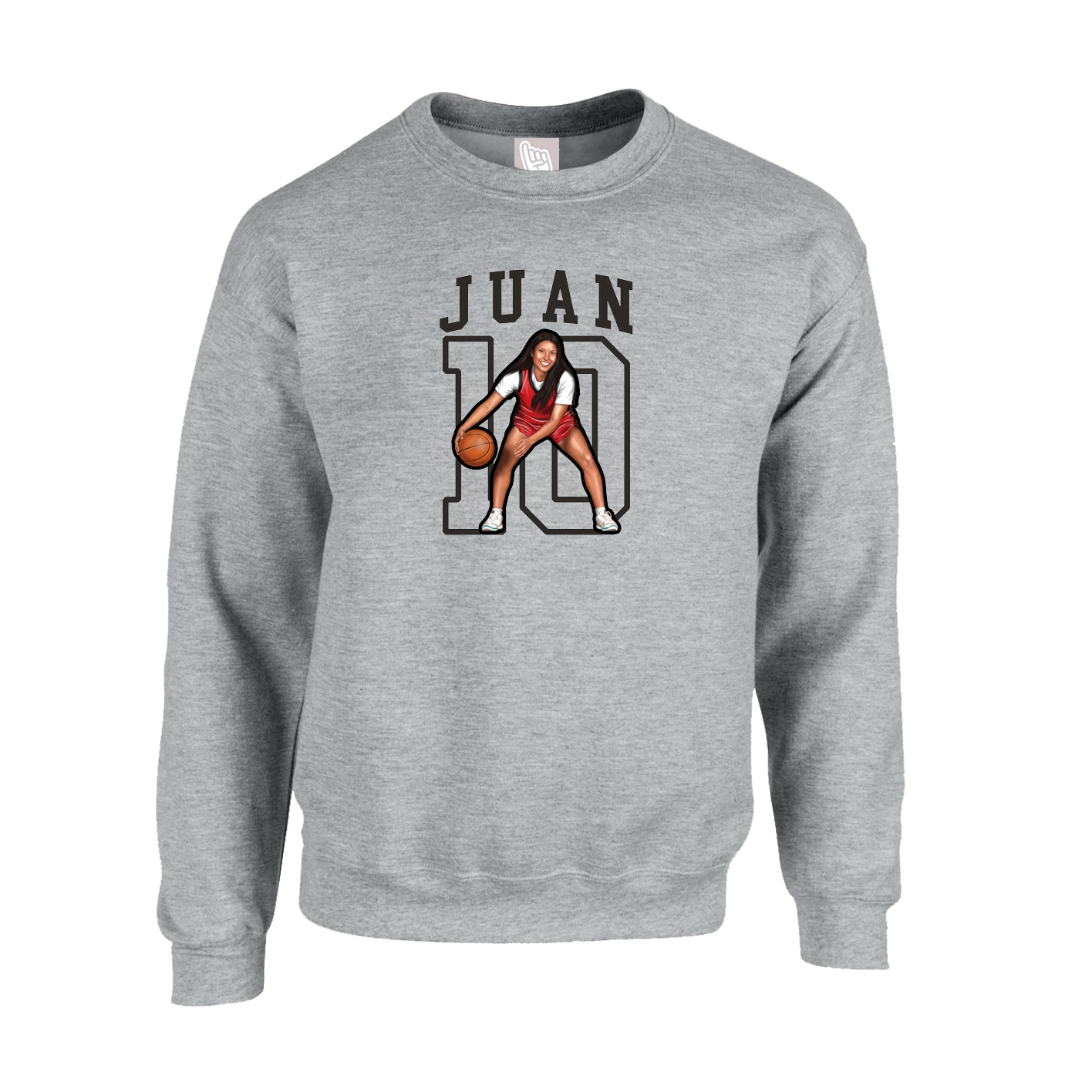 Fleece Crew — Shirsey in Grey