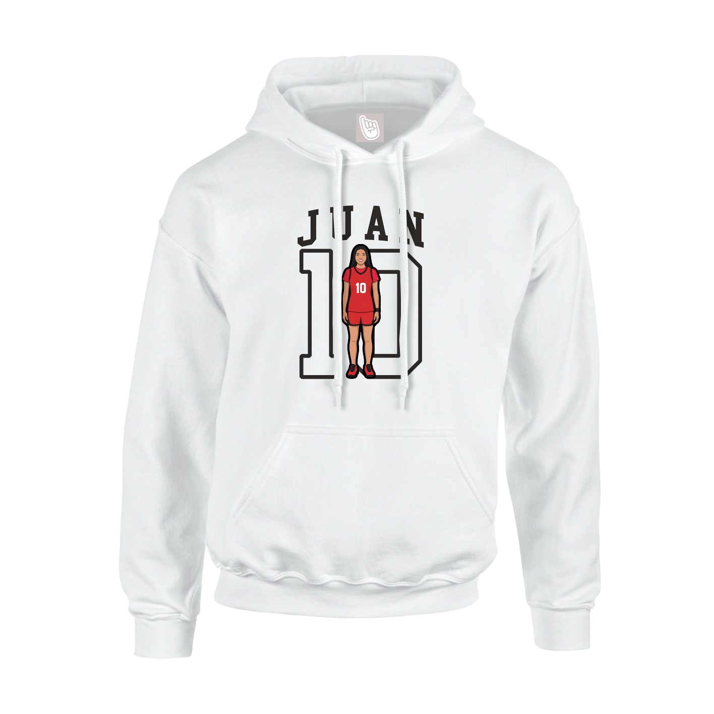 Youth Hoodie — Shirsey in White