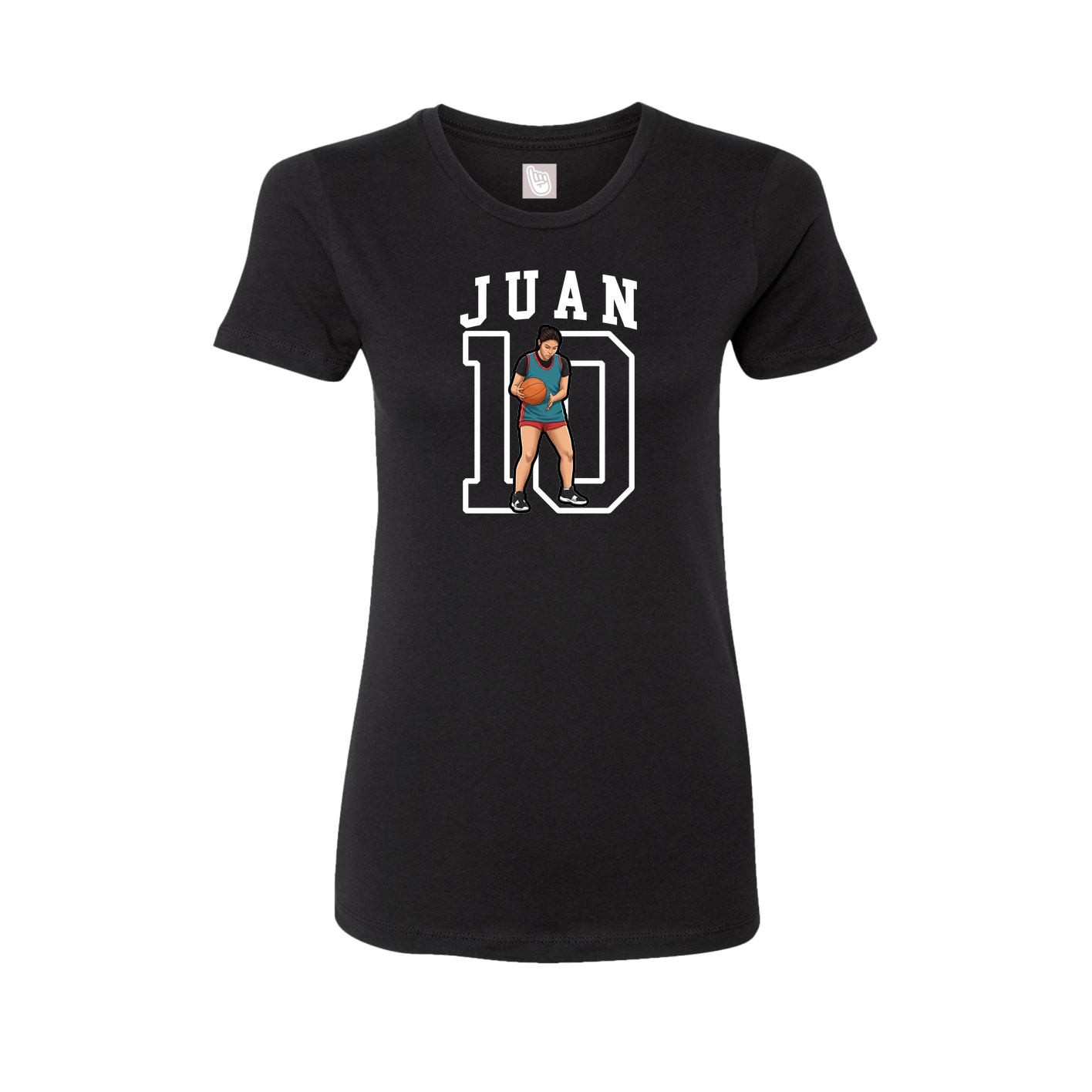 Fitted Women's Tee — Shirsey in Black