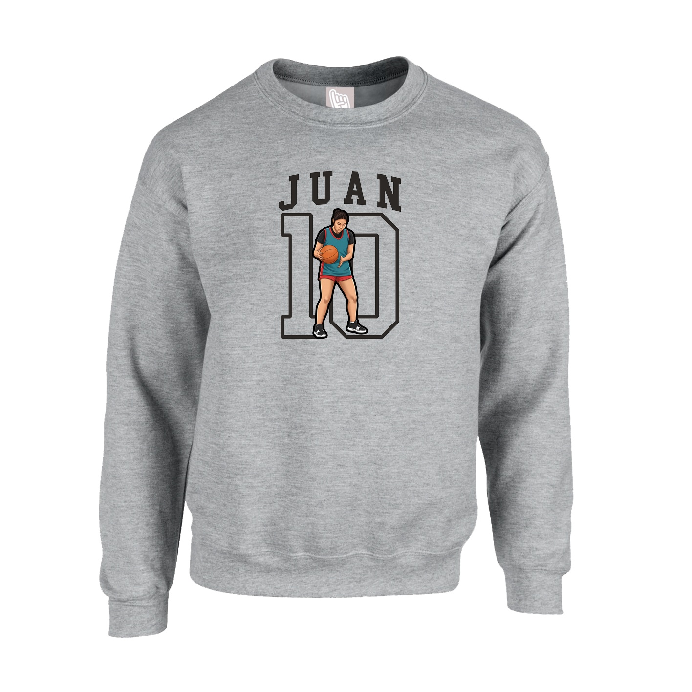 Fleece Crew — Shirsey in Grey