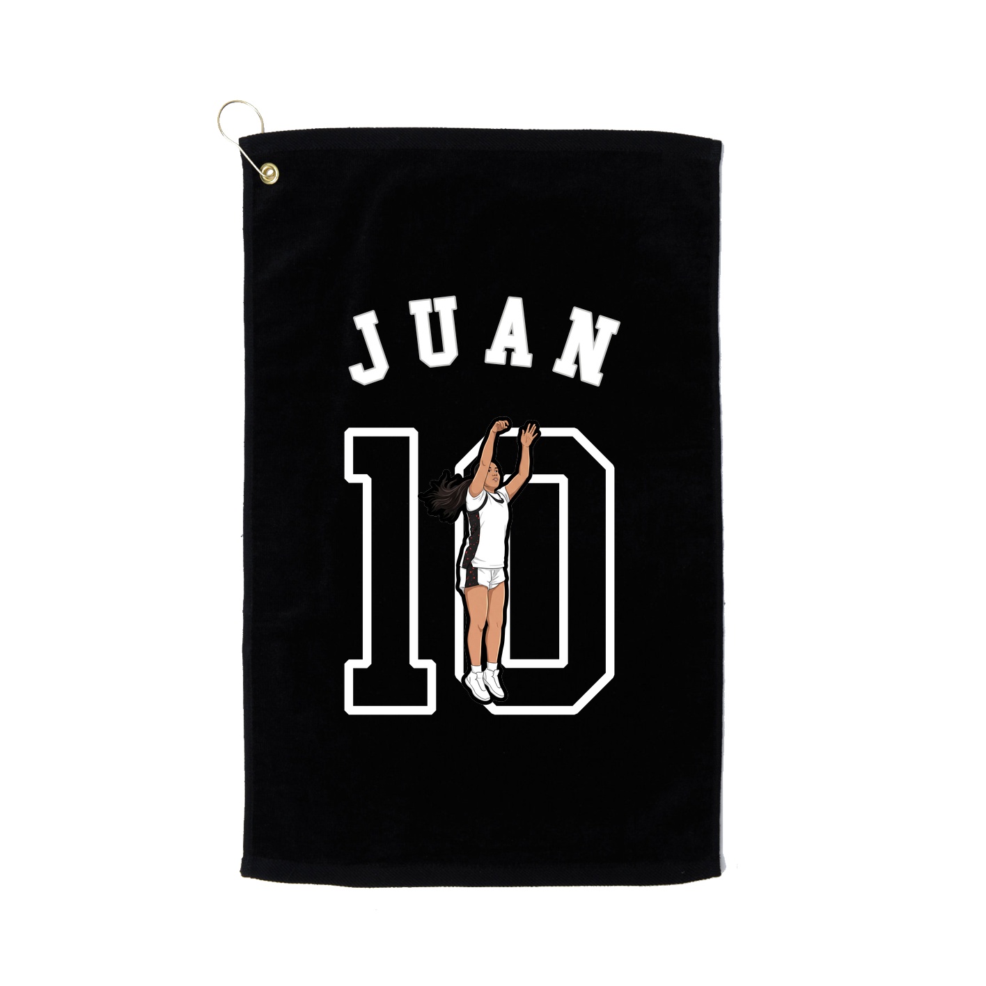 Golf Towel — Shirsey Arch in Black