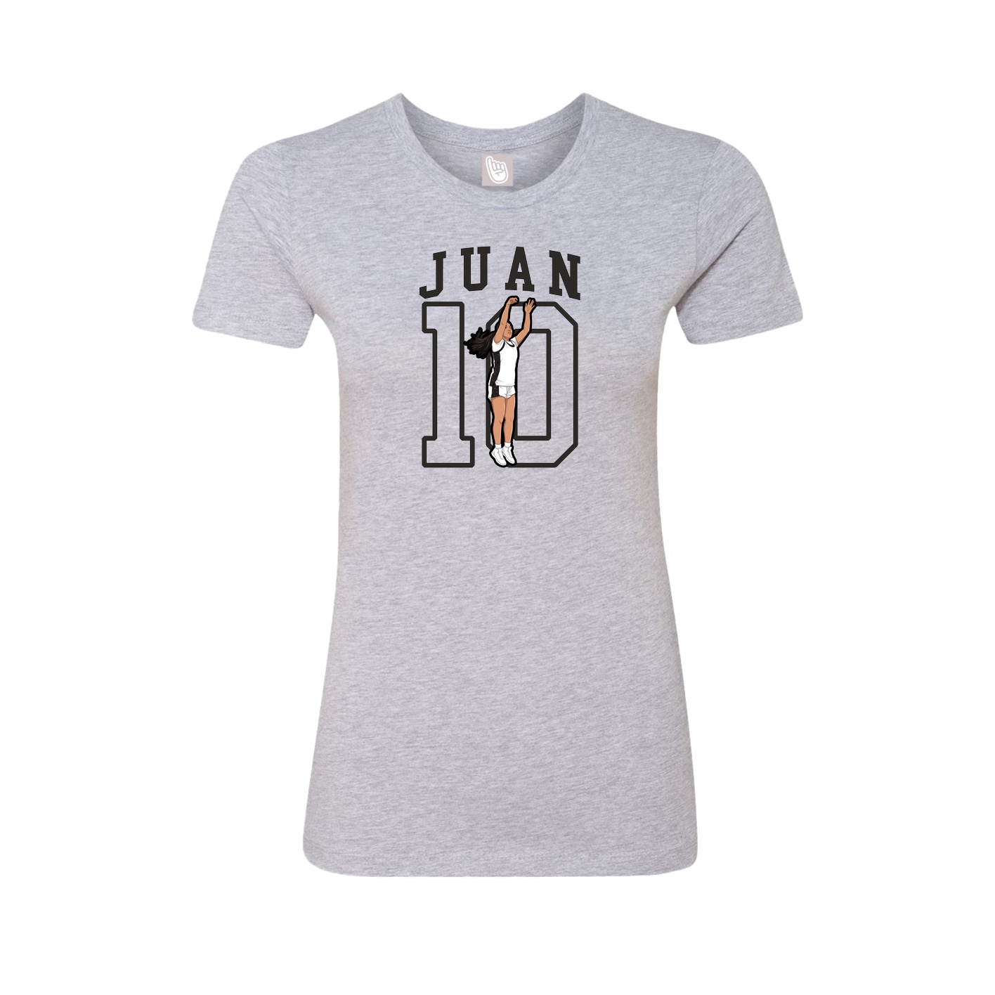 Fitted Women's Tee — Shirsey in Grey