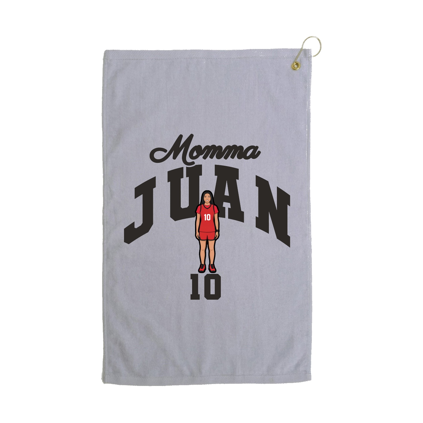 Golf Towel — Mothers Day Arch in Grey