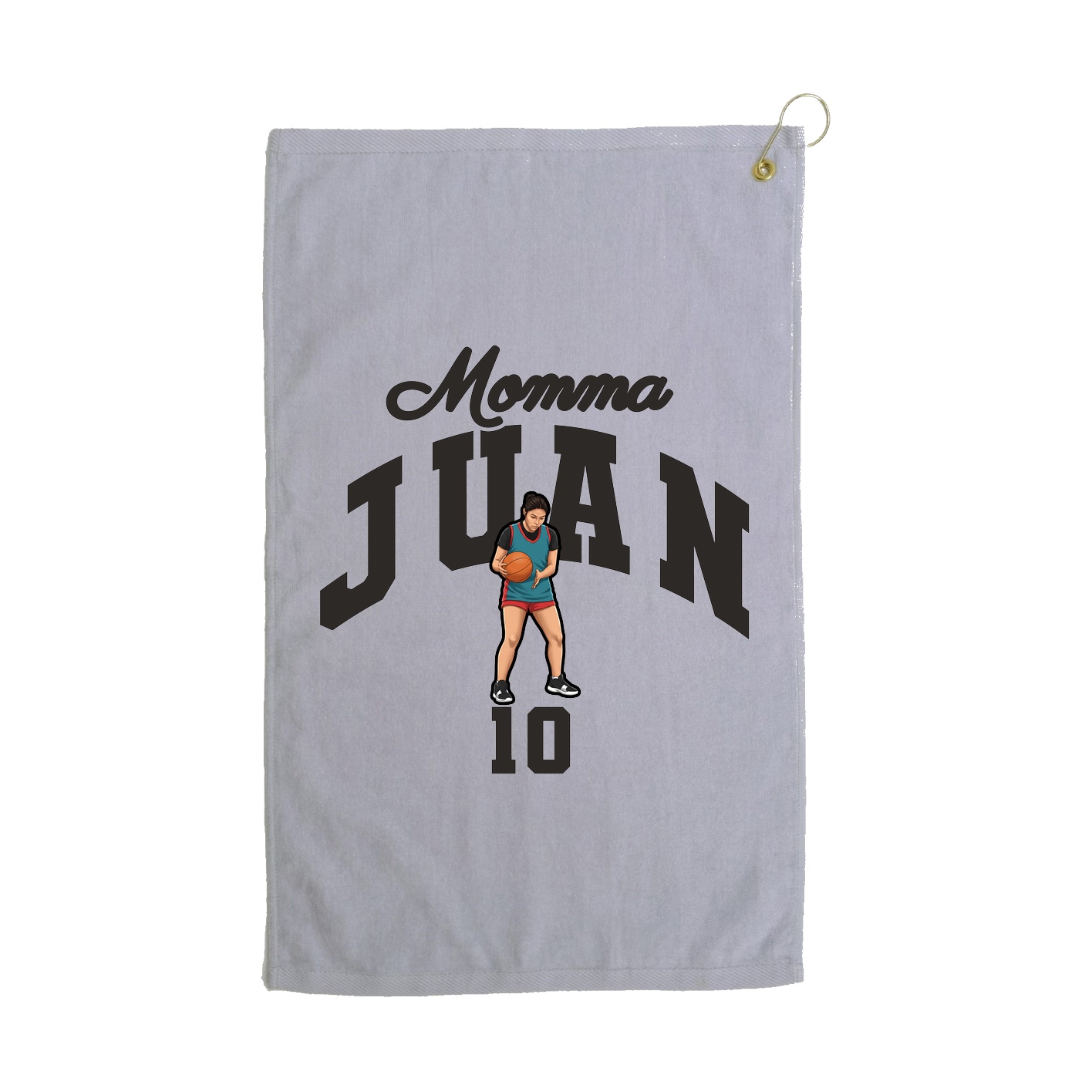 Golf Towel — Mothers Day Arch in Grey