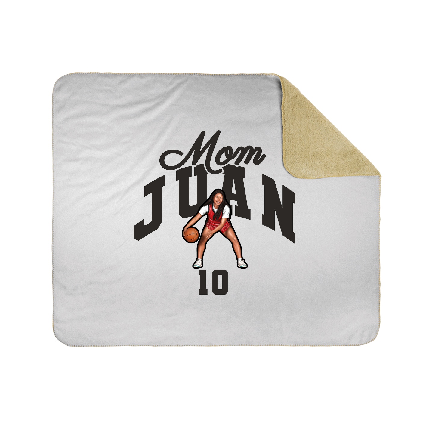 Throw Blanket — Mothers Day Arch in White