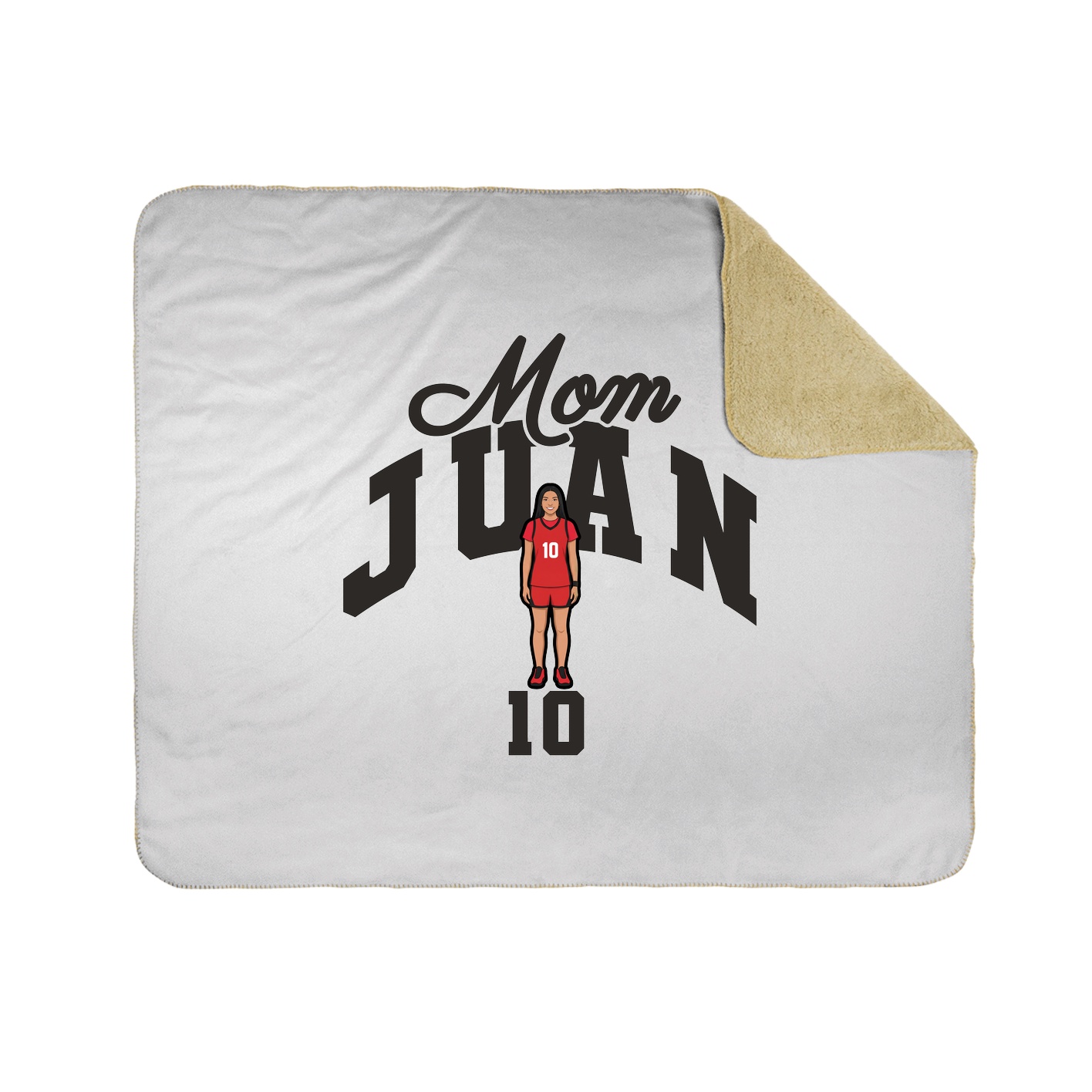Throw Blanket — Mothers Day Arch in White