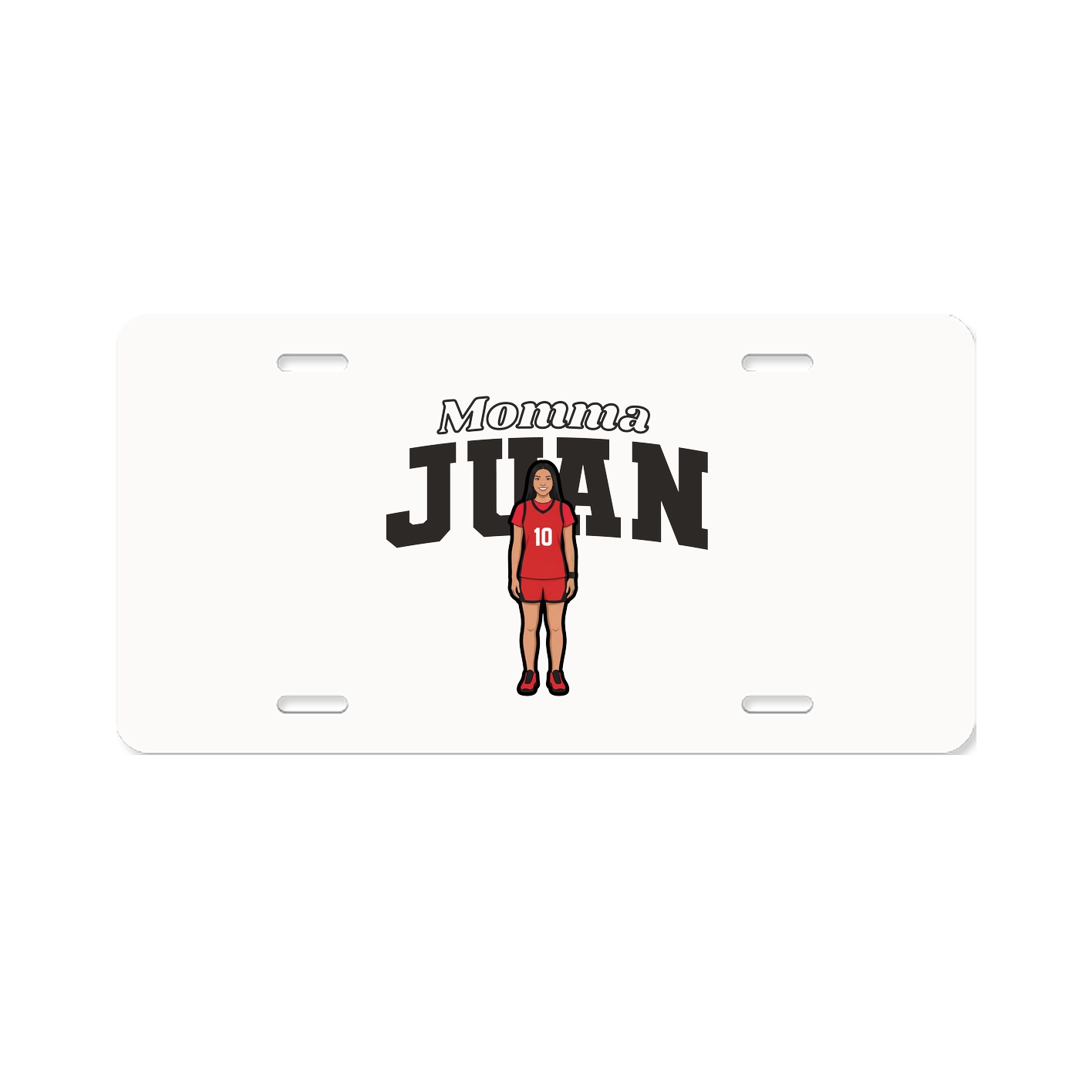 License Plate — Mothers Day Block in Classic