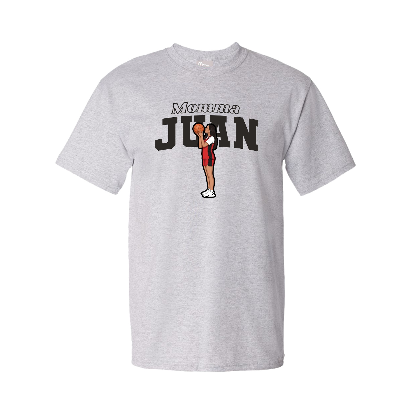 Youth Tee — Mothers Day Block in Grey
