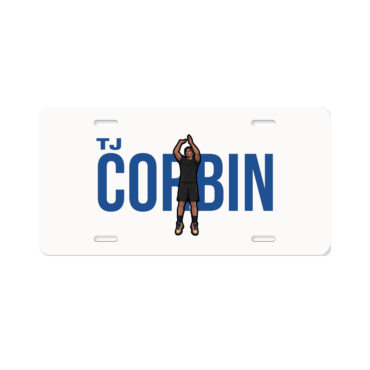 License Plate — Player Name in Classic