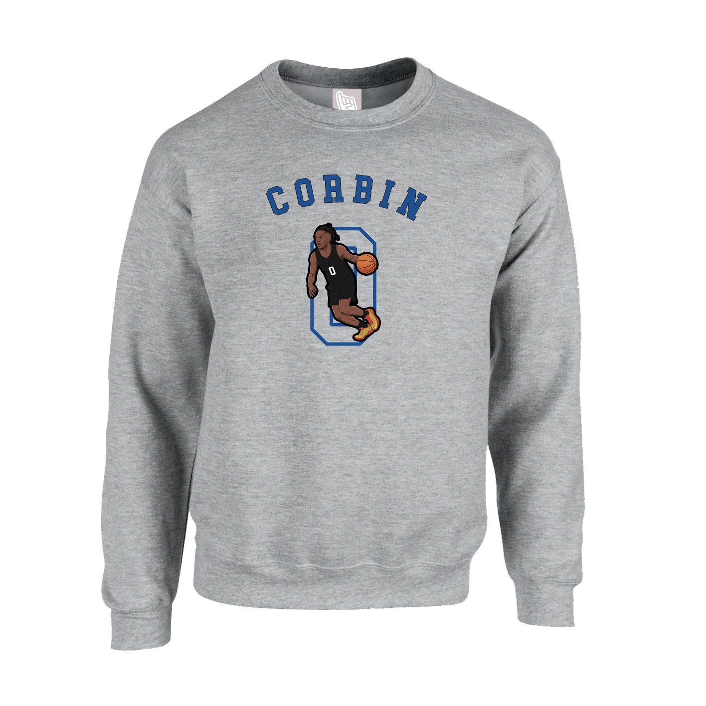 Fleece Crew — Shirsey Arch in Grey