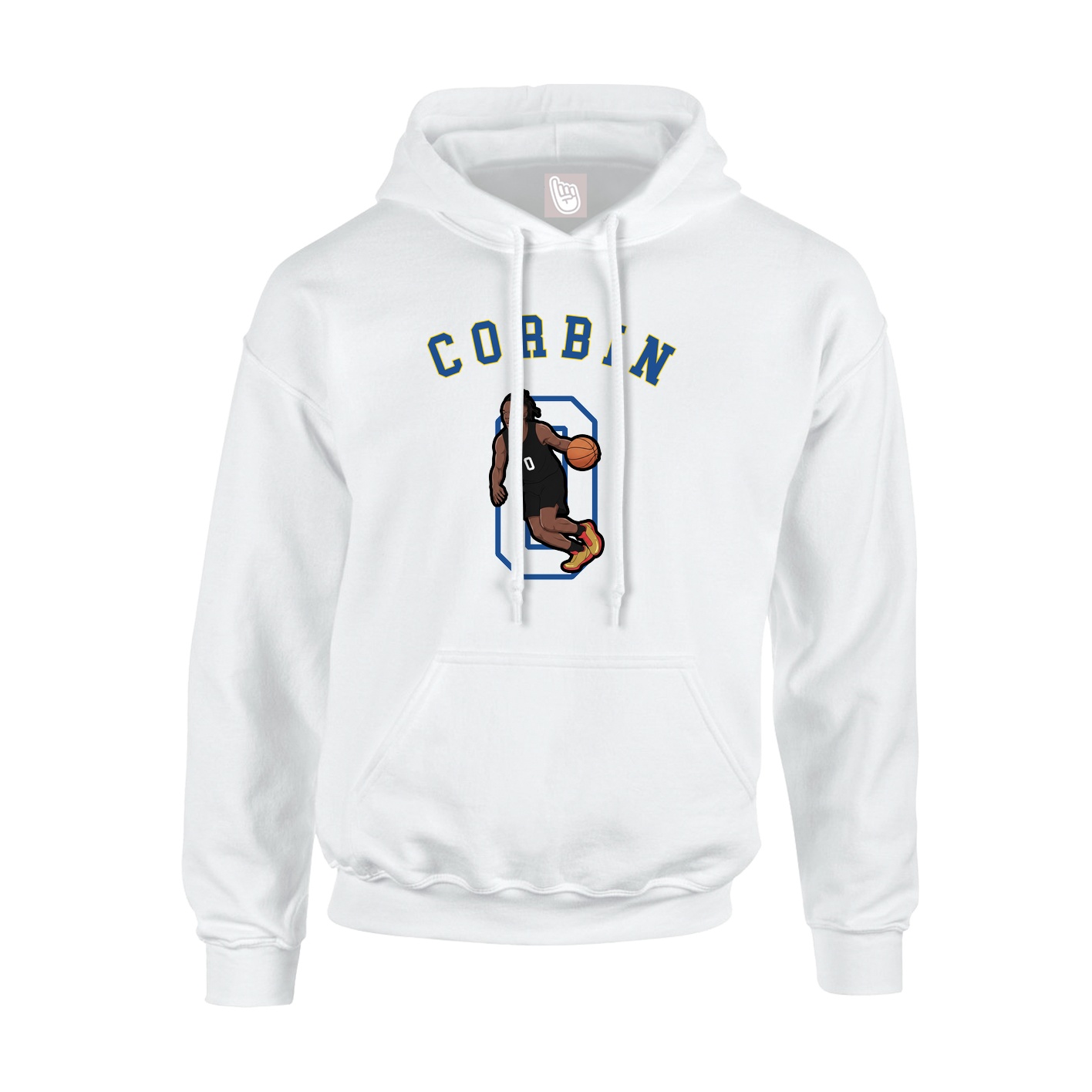 Youth Hoodie — Shirsey Arch in White