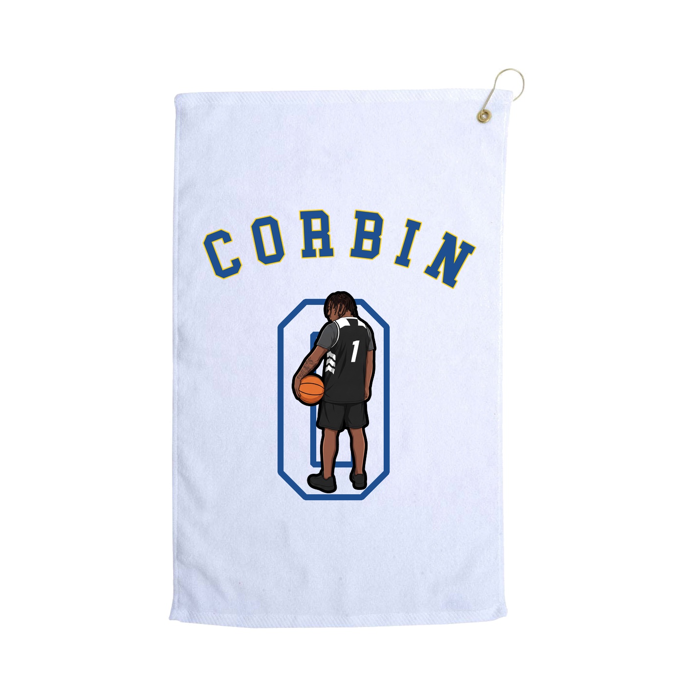 Golf Towel — Shirsey Arch in White