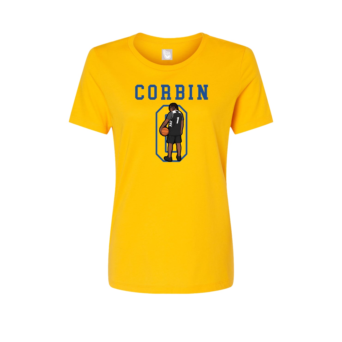 Fitted Women's Tee — Shirsey in Gold