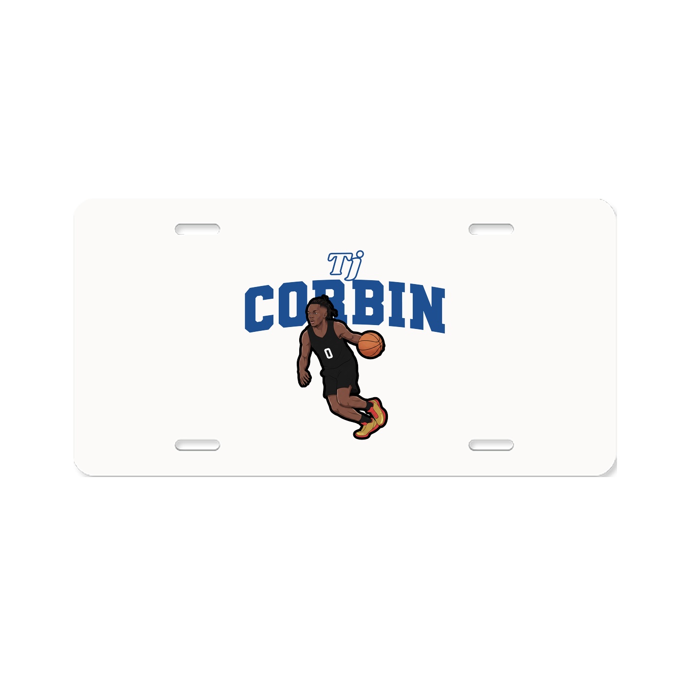 License Plate — Name Arch in Classic
