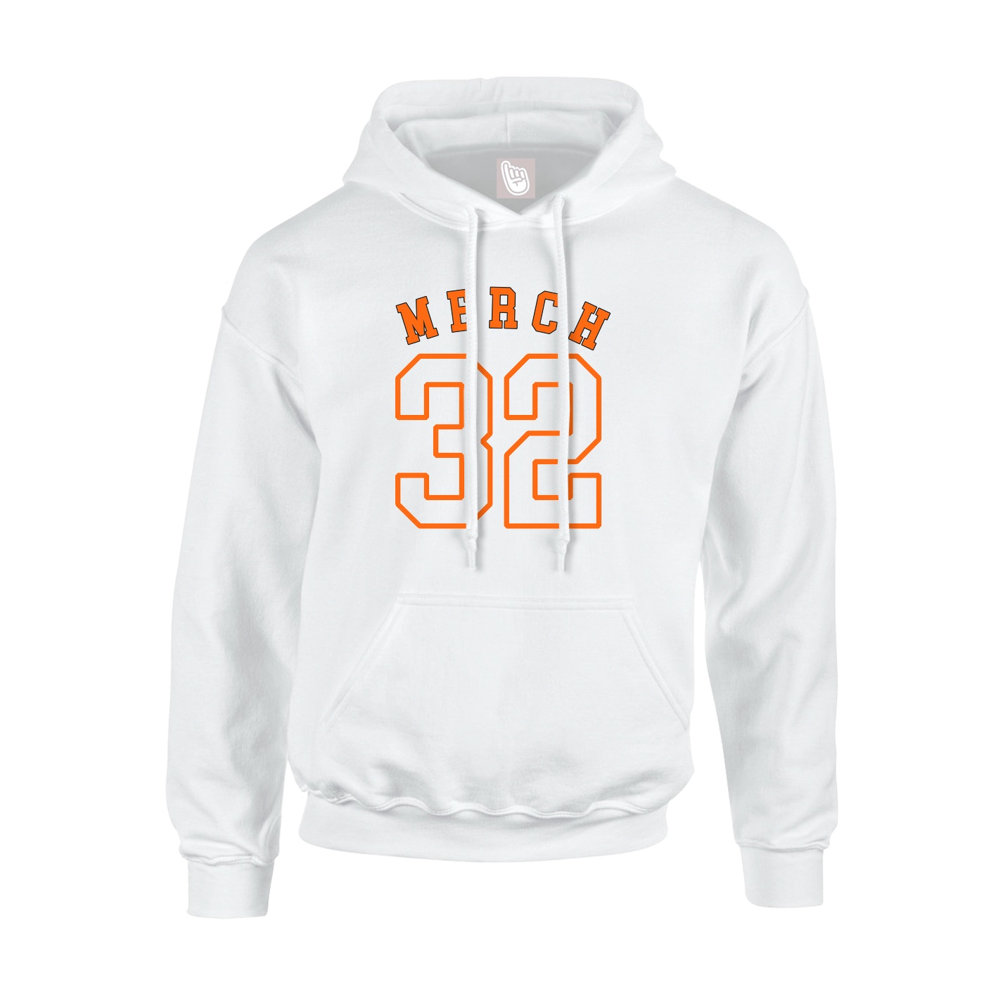 Youth Hoodie — Shirsey Arch in White