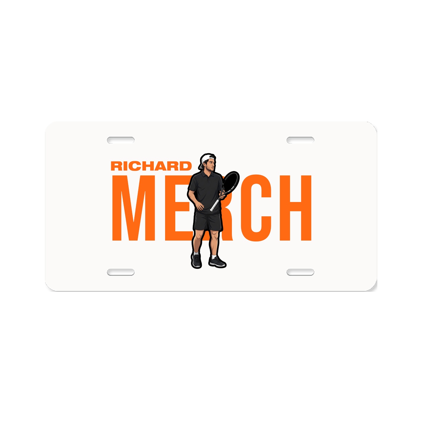 License Plate — Player Name in Classic