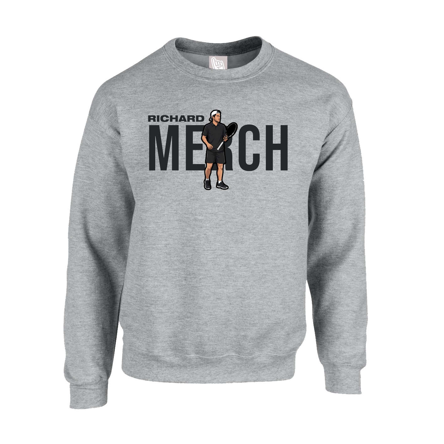 Fleece Crew — Player Name in Grey