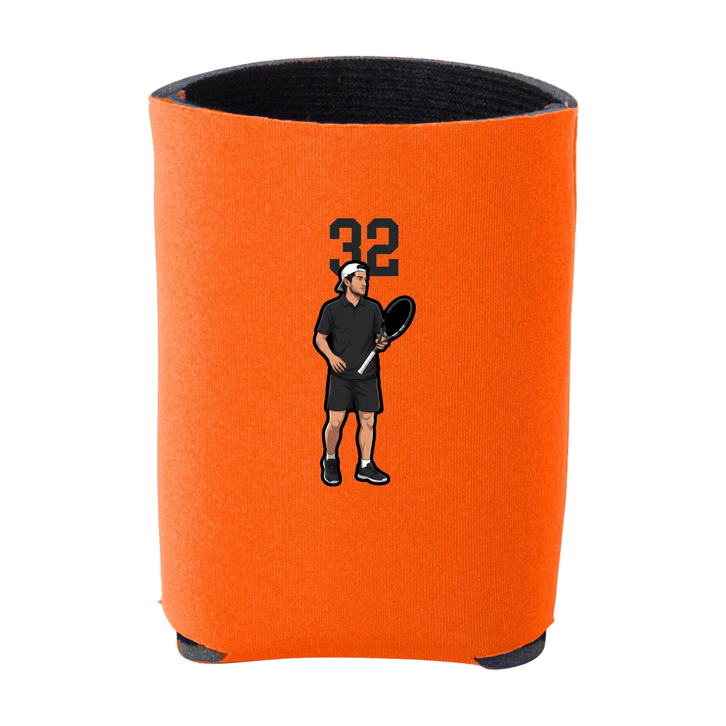 Can Holder — Number Top in Orange