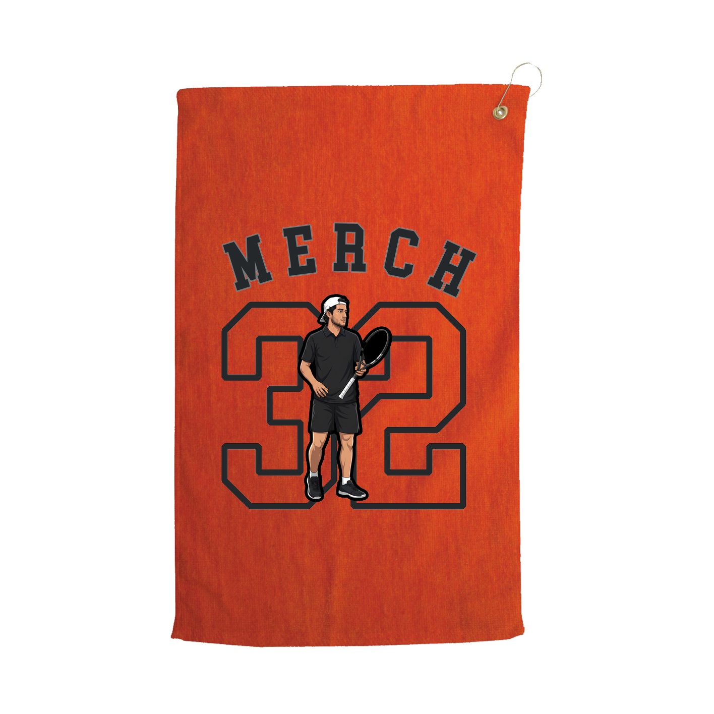 Golf Towel — Shirsey Arch in Orange