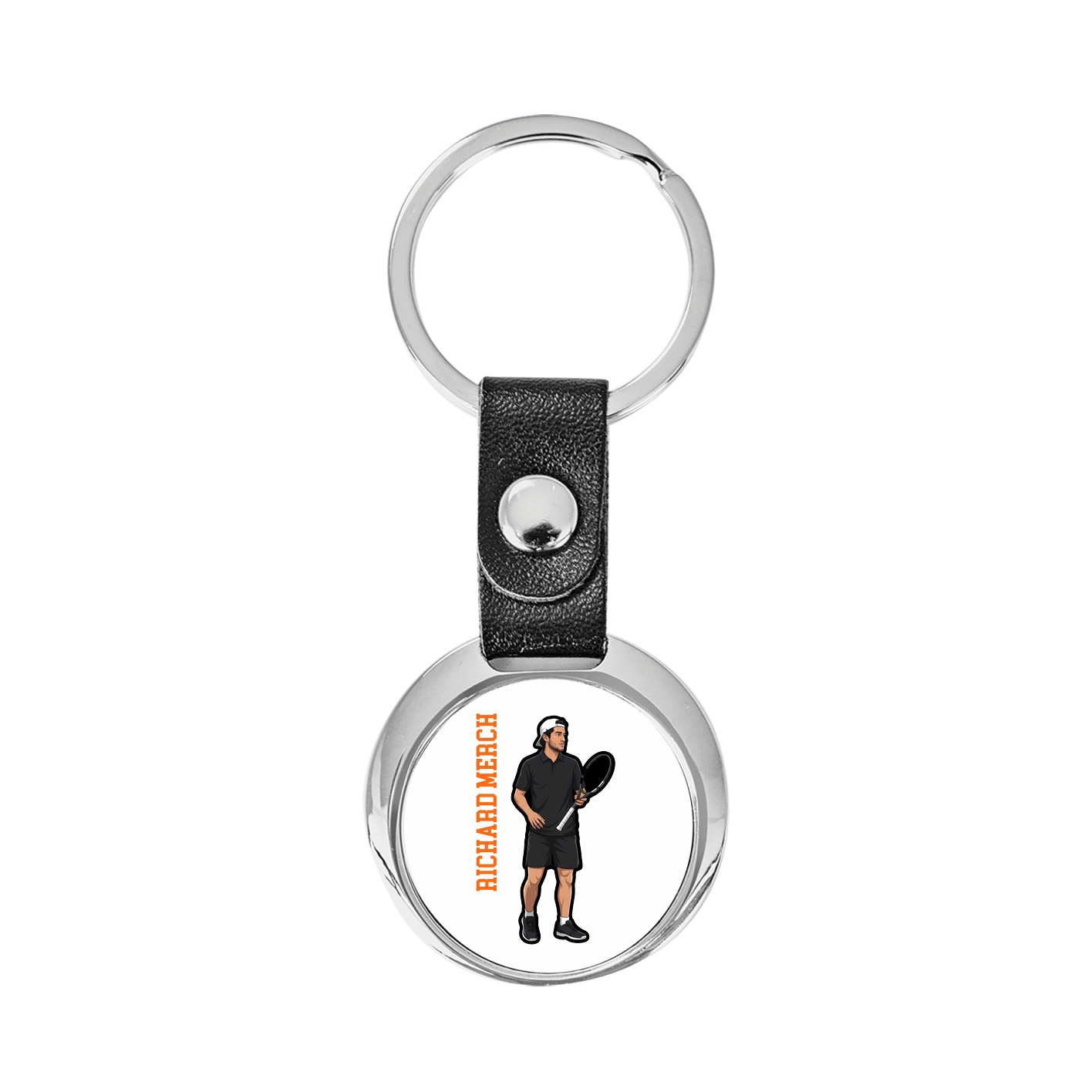 Key Chain — Name Vertical in Classic