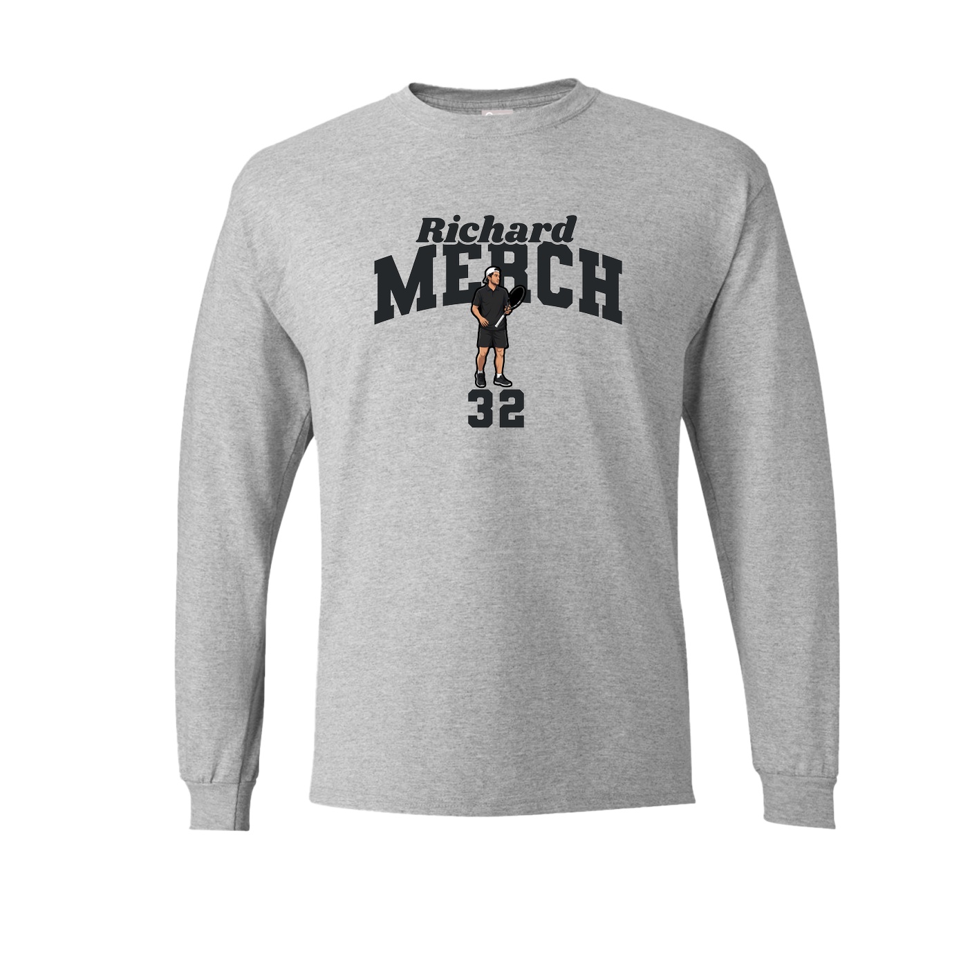 Long Sleeve Tee — Signature Arch in Grey