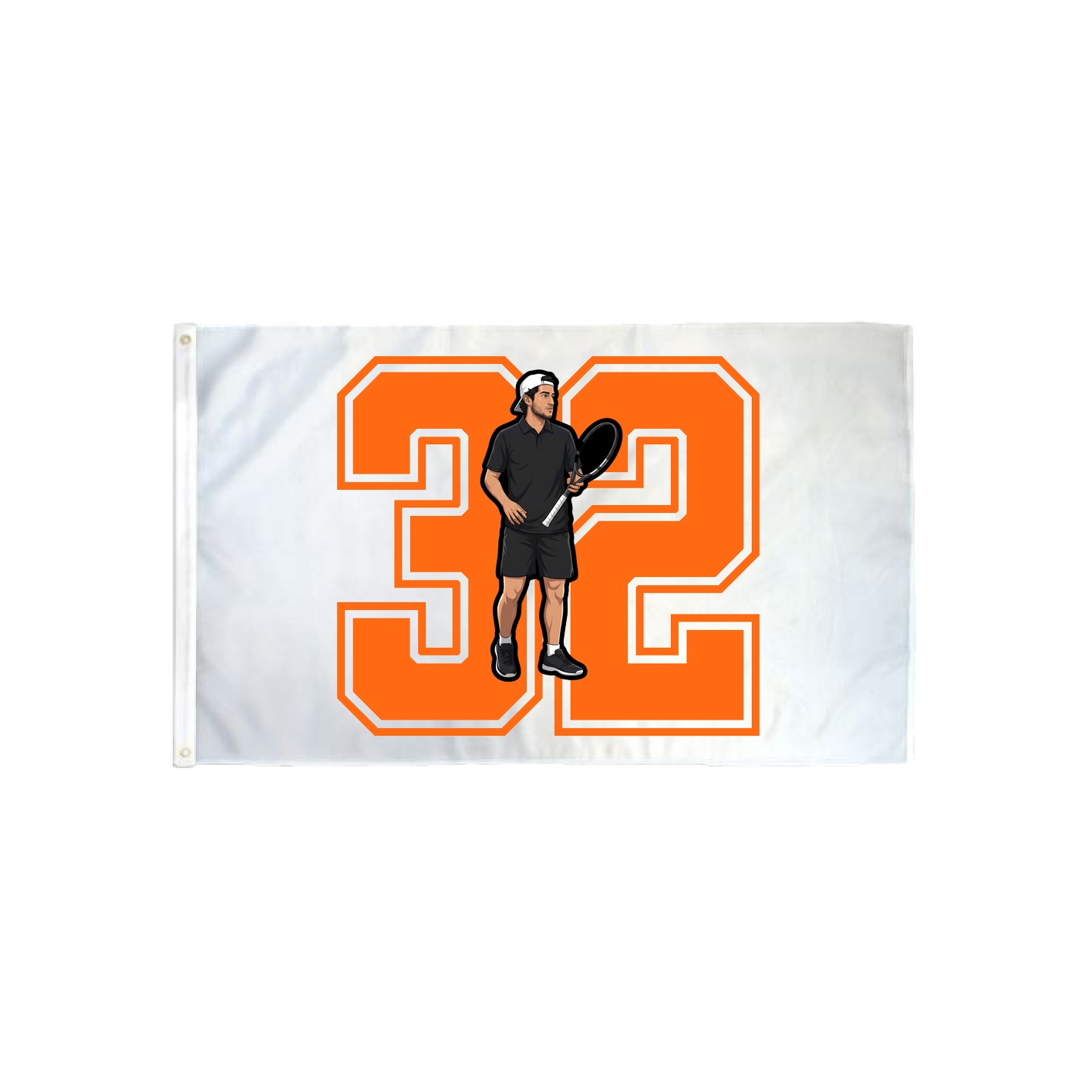 3x5 Flag — Number in Classic