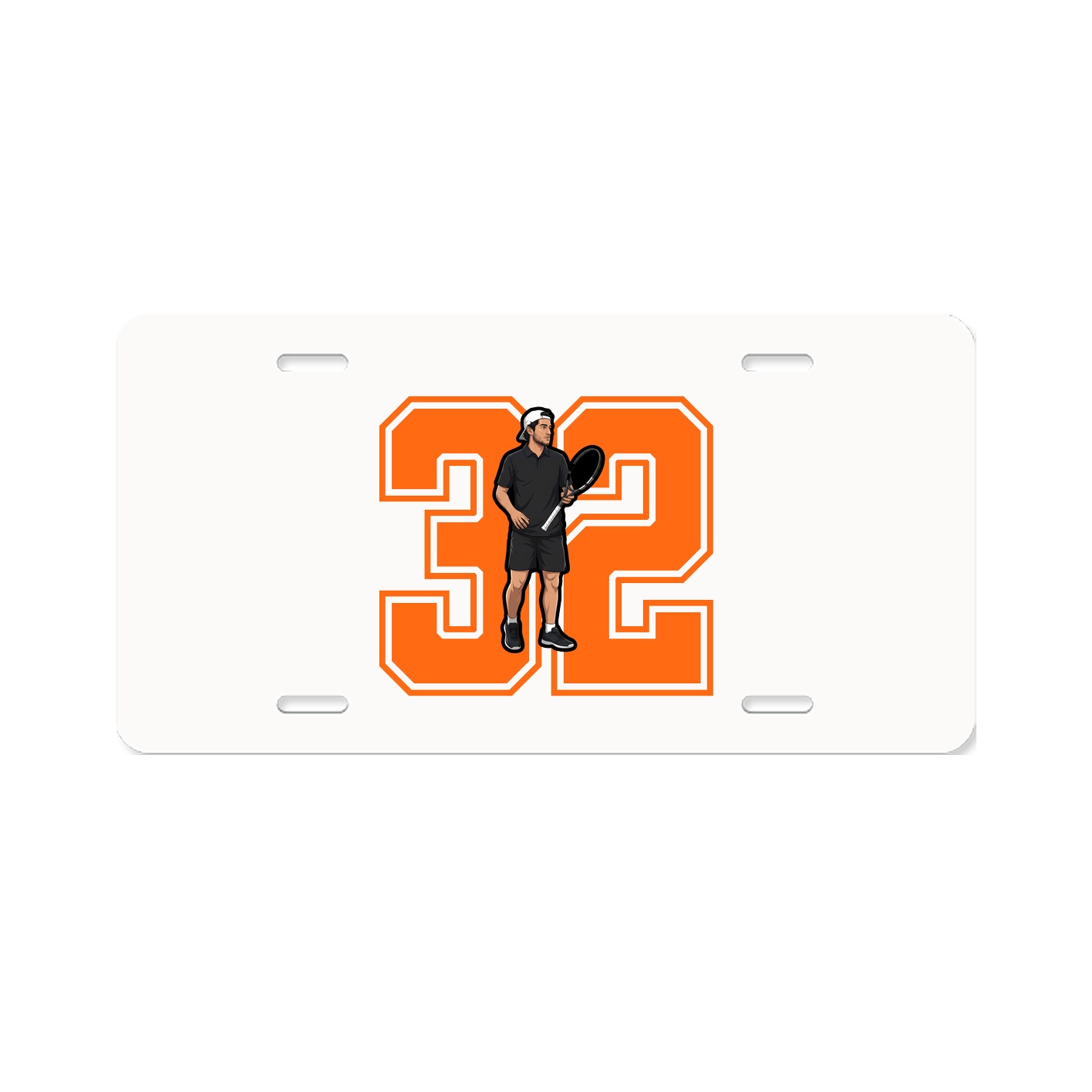 License Plate — Number in Classic