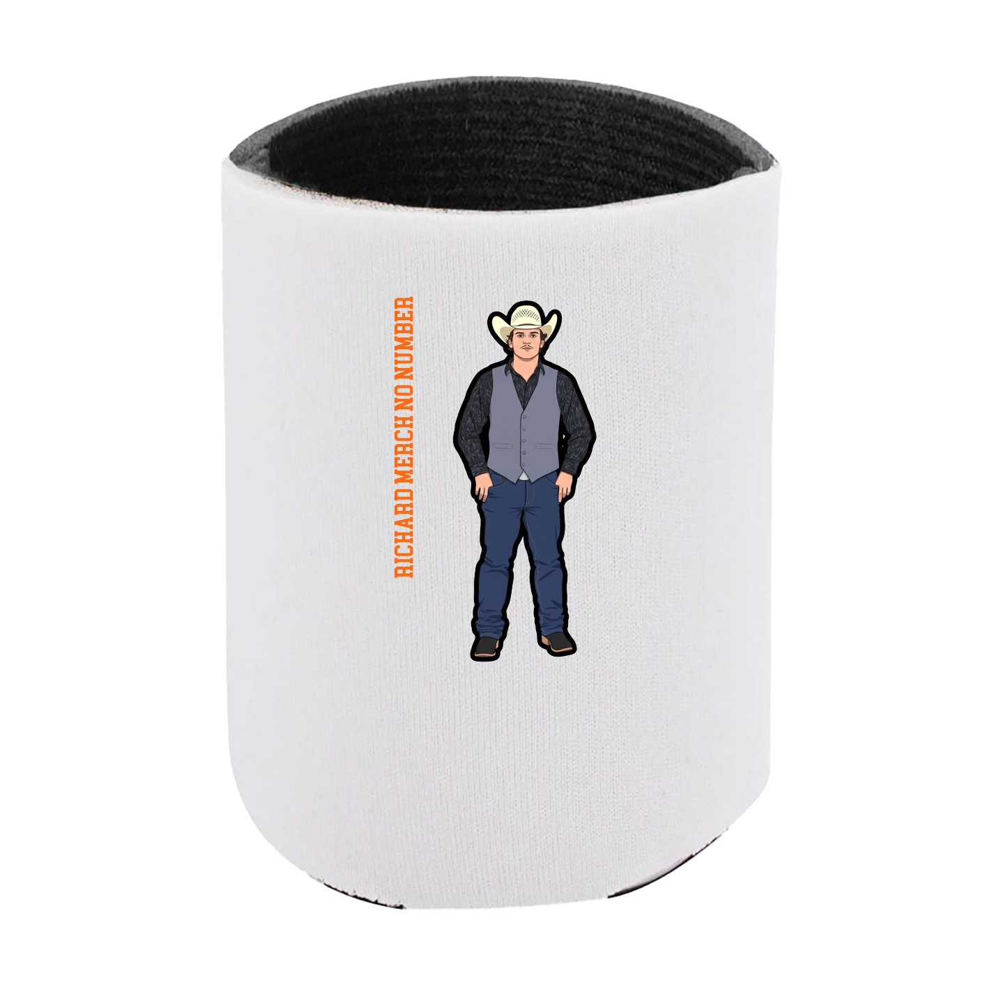 Can Holder — Name Vertical in White