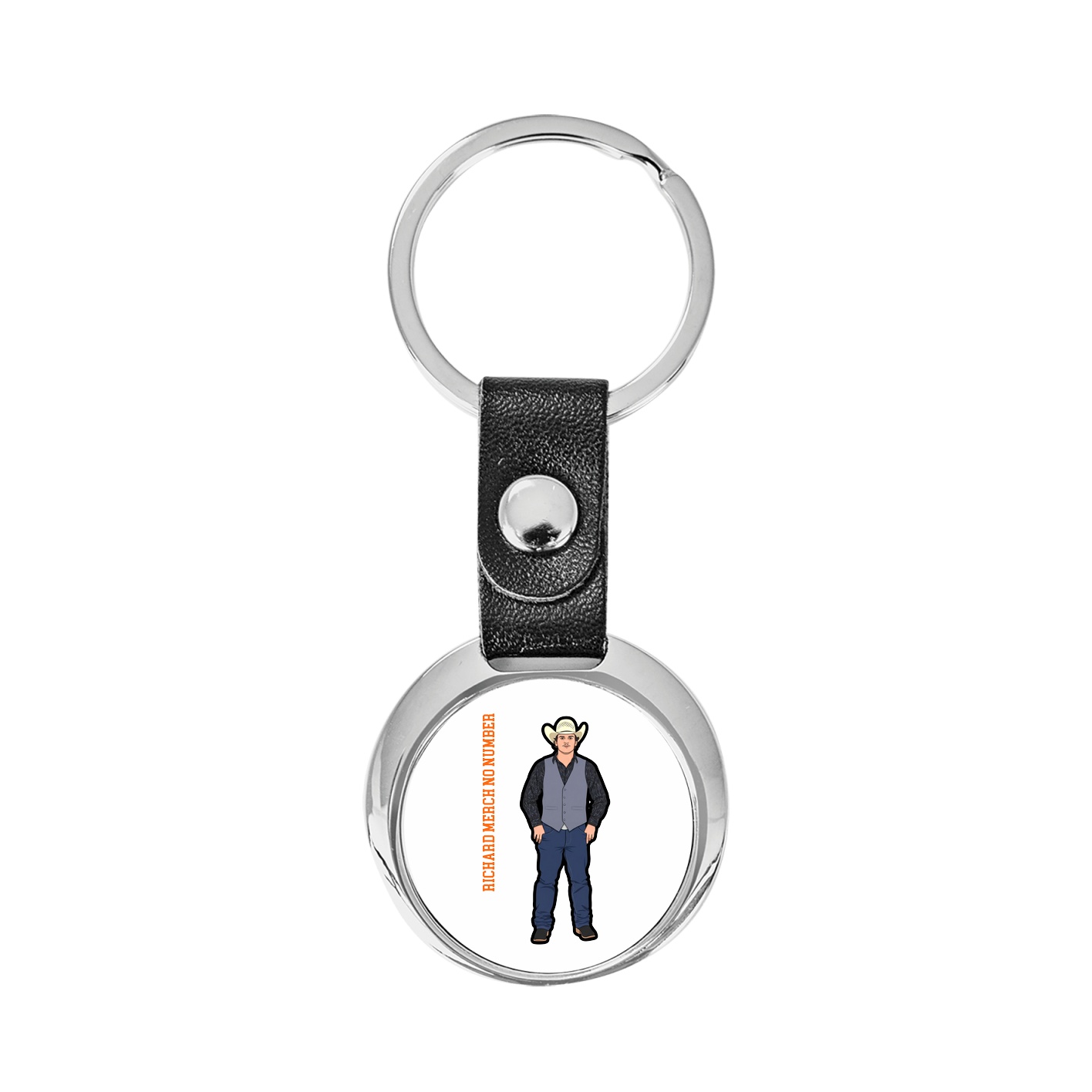 Key Chain — Name Vertical in Classic