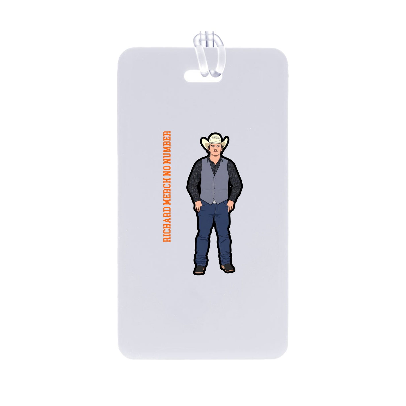 Bag Tag — Name Vertical in Classic