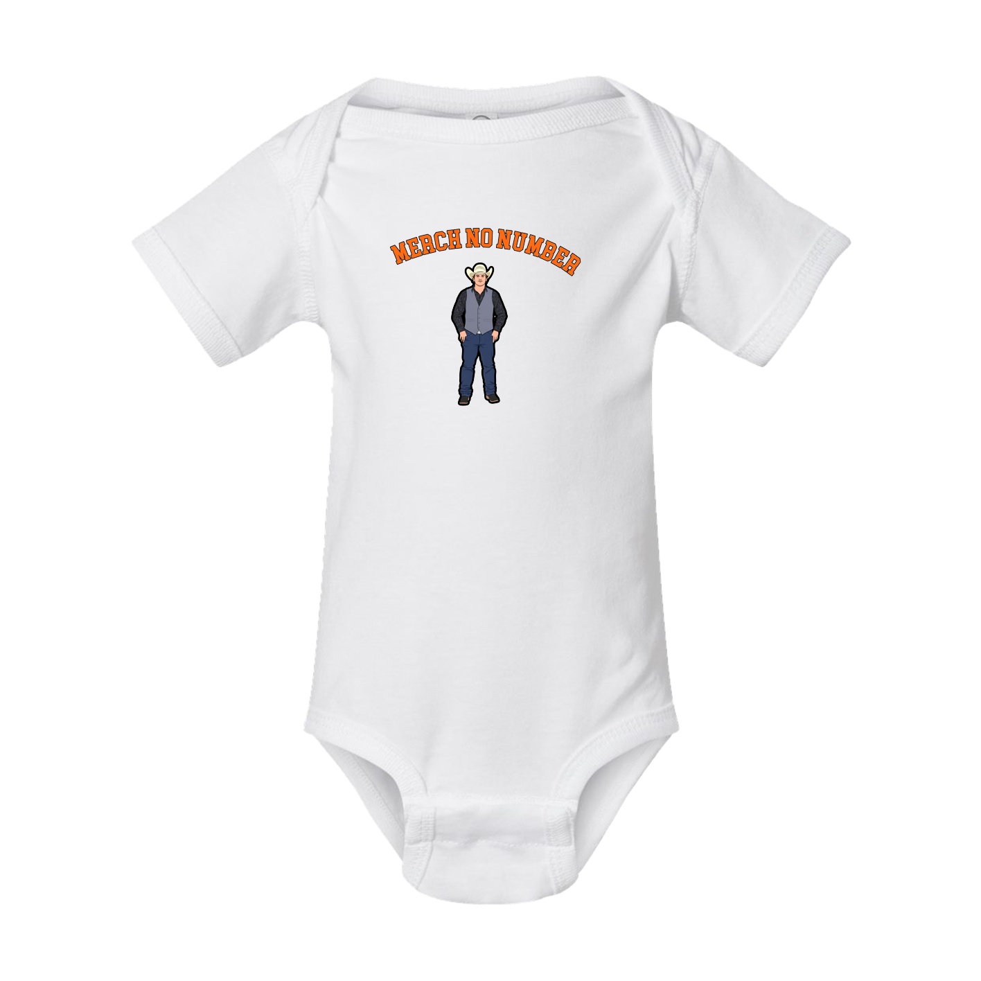 Baby Onesie — Shirsey Arch in White