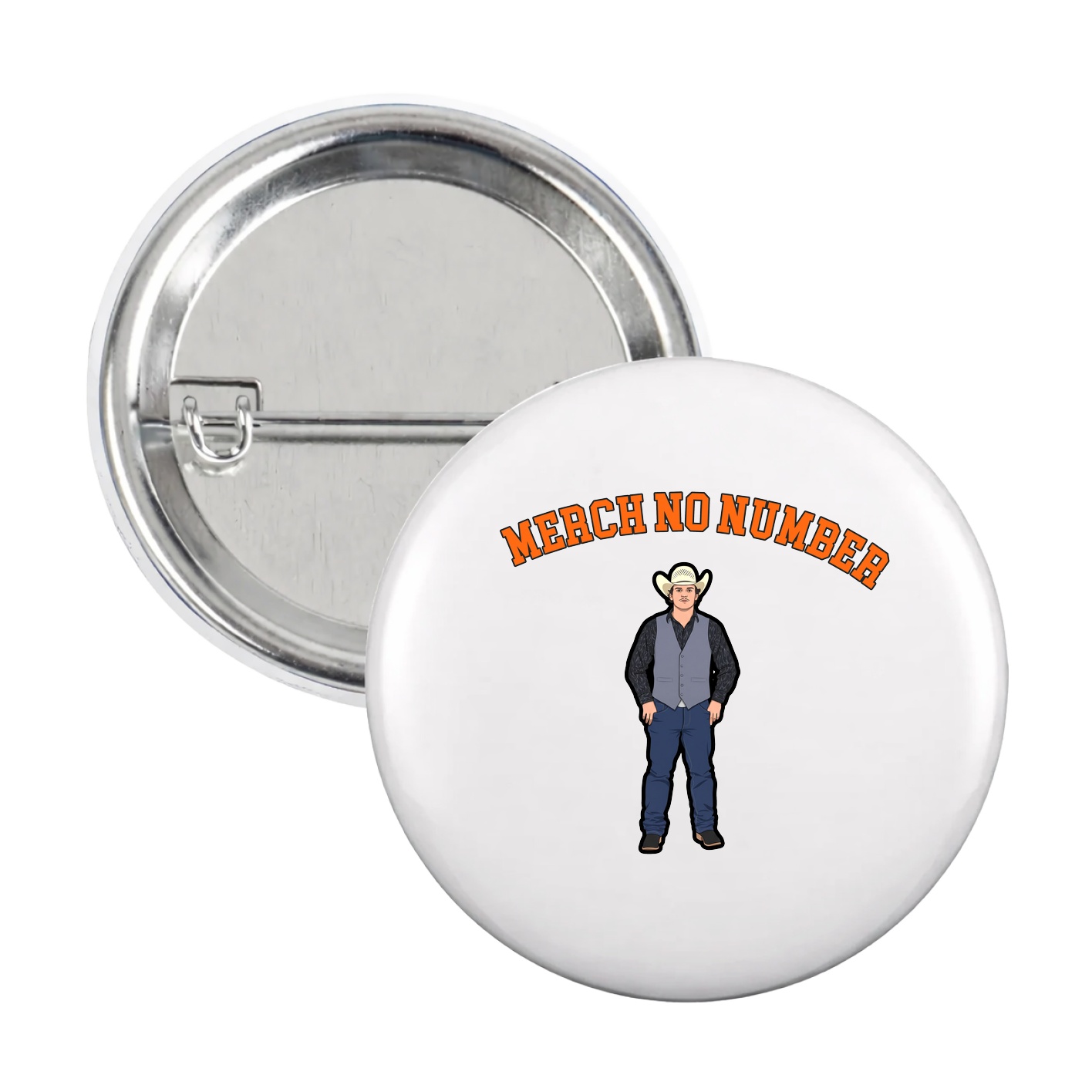 Game Day Button — Shirsey Arch in White