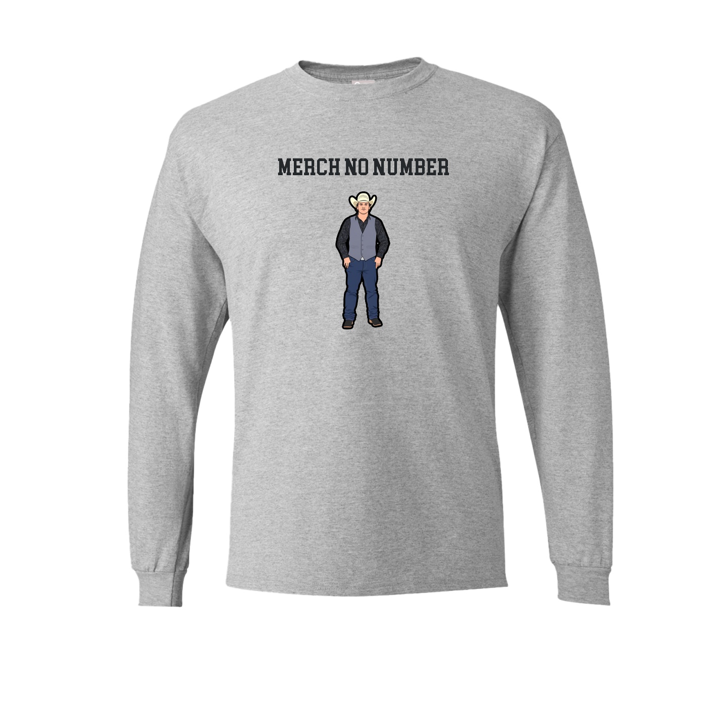 Long Sleeve Tee — Shirsey in Grey