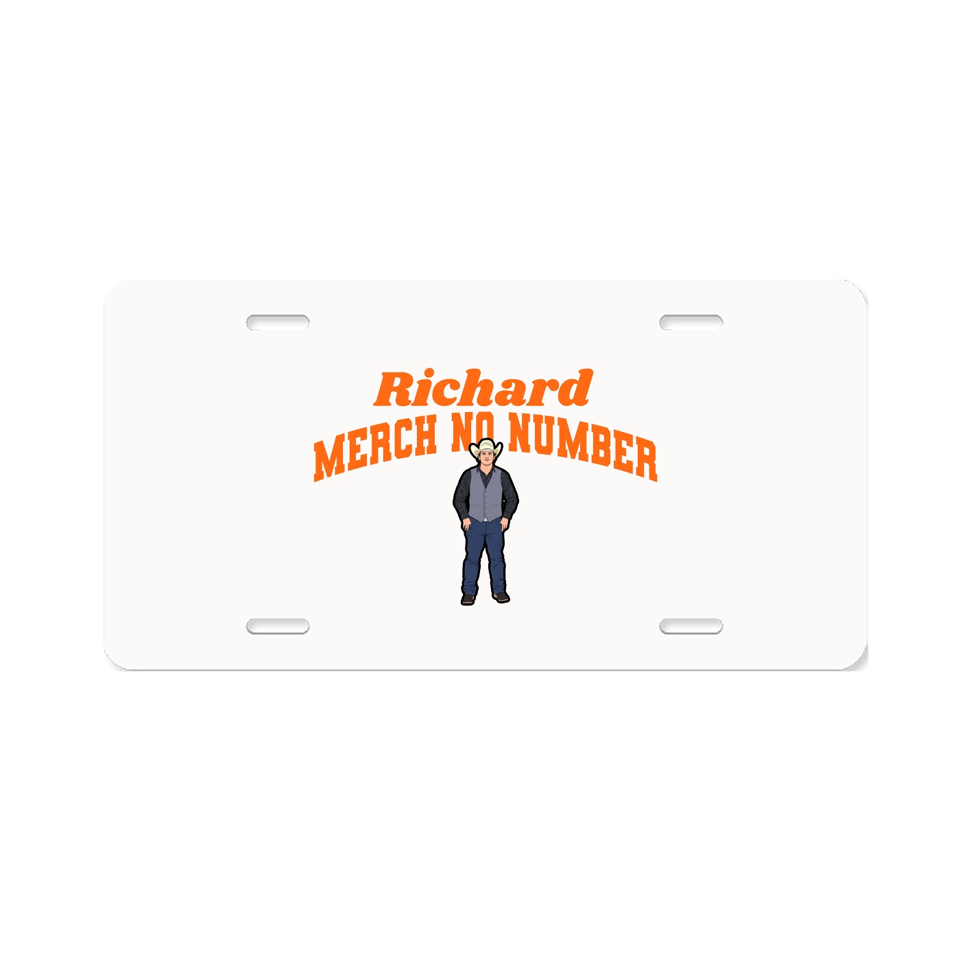 License Plate — Signature Arch in Classic