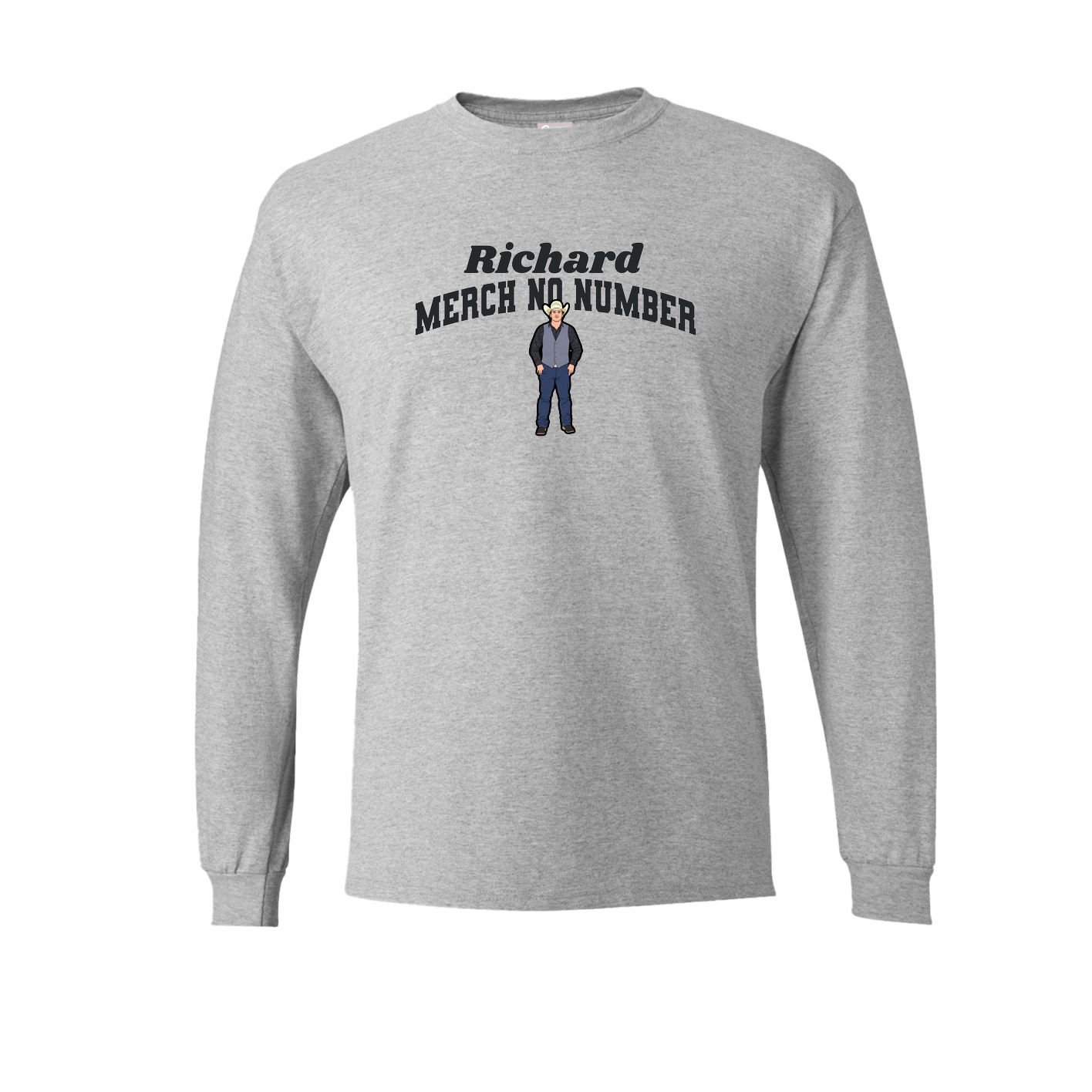 Long Sleeve Tee — Signature Arch in Grey