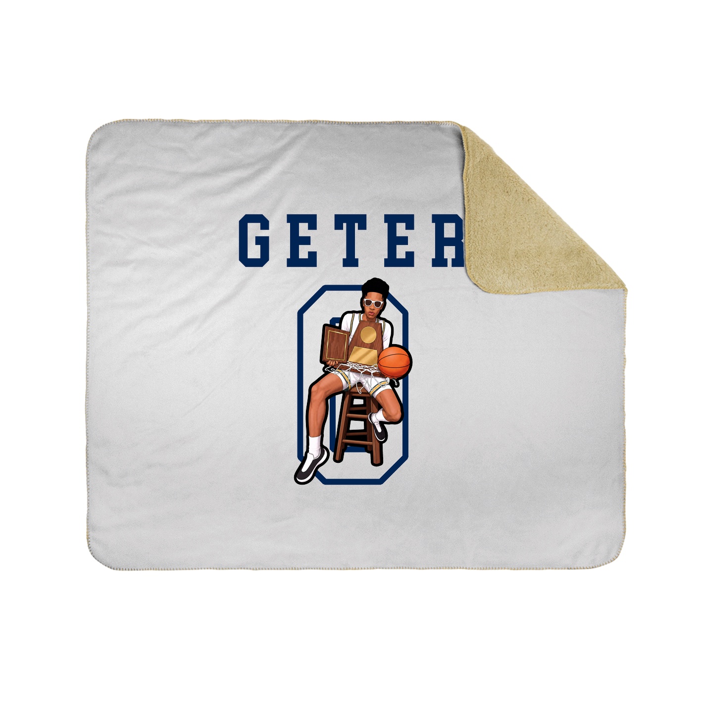 Throw Blanket — Shirsey in White