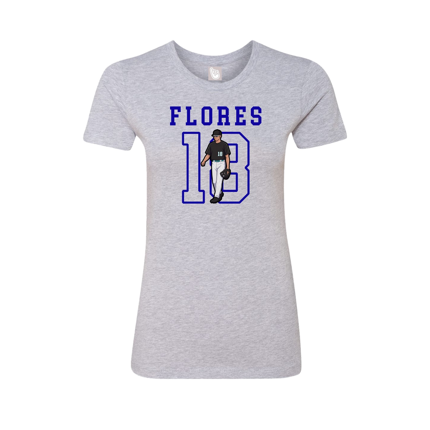 Fitted Women's Tee — Shirsey in Grey