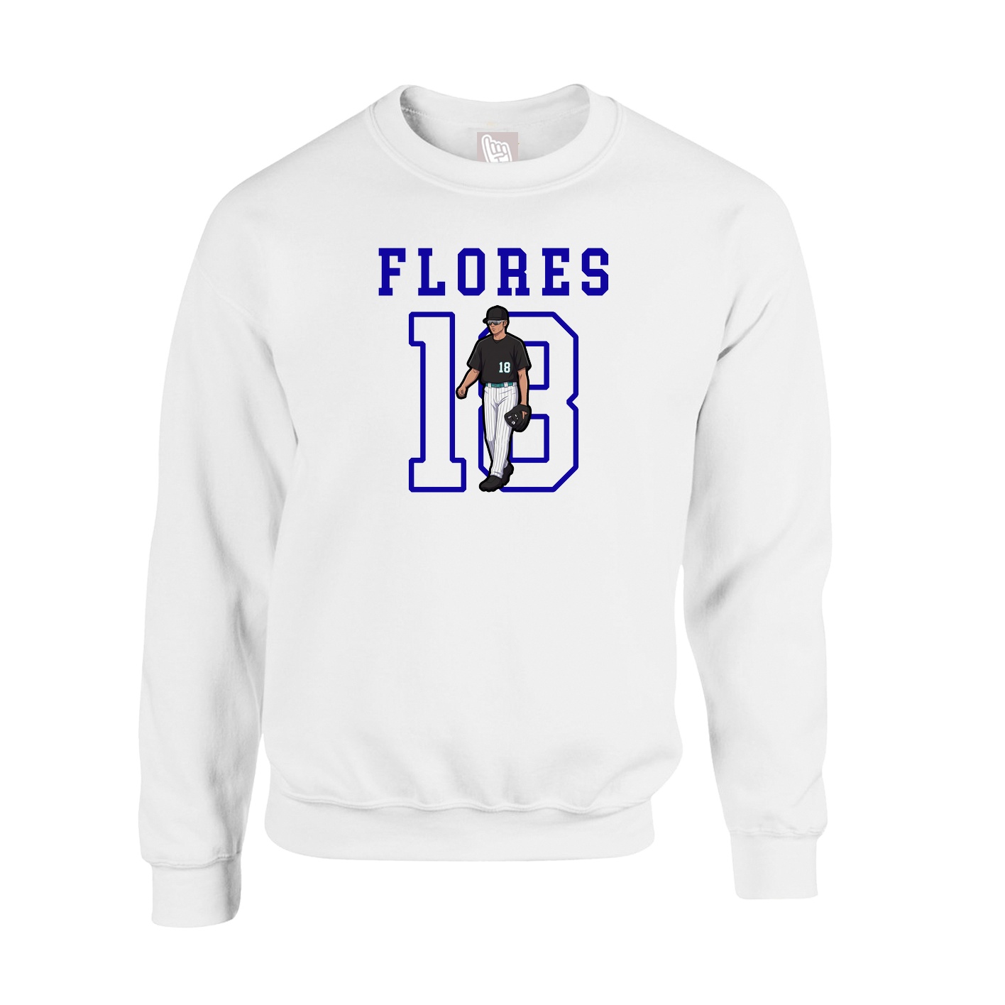Fleece Crew — Shirsey in White