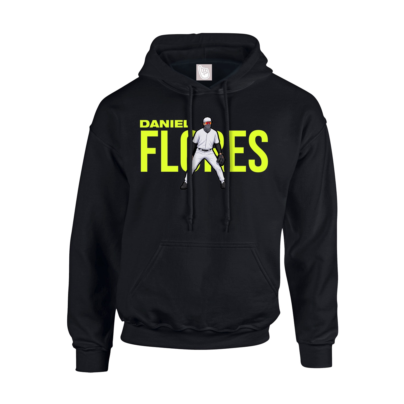 Hoodie — Player Name in Black