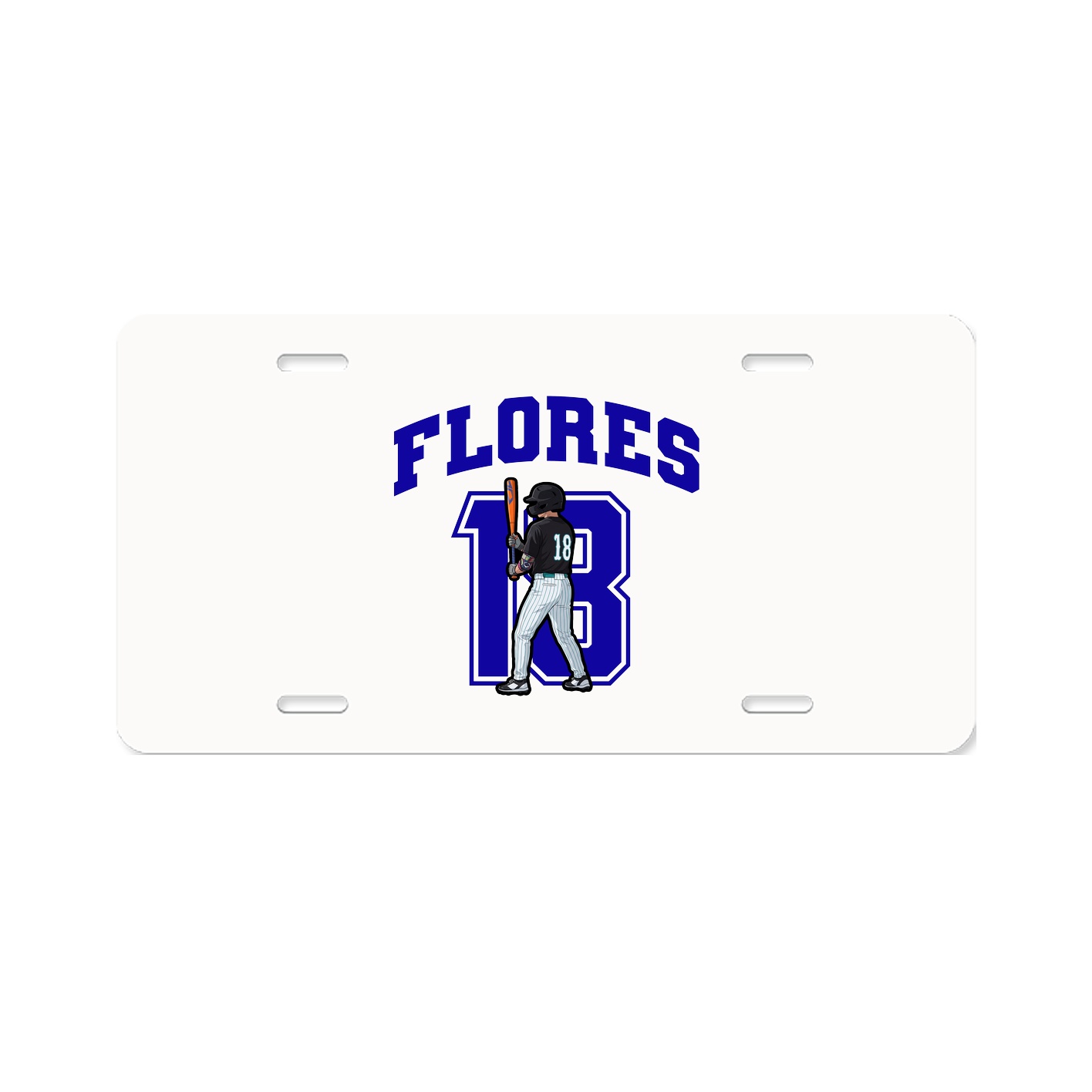 License Plate — Number in Classic