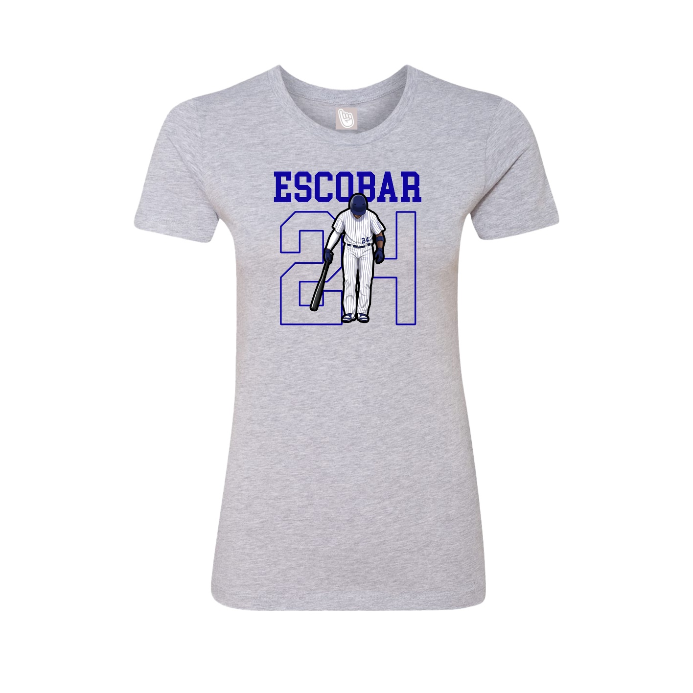 Fitted Women's Tee — Shirsey in Grey