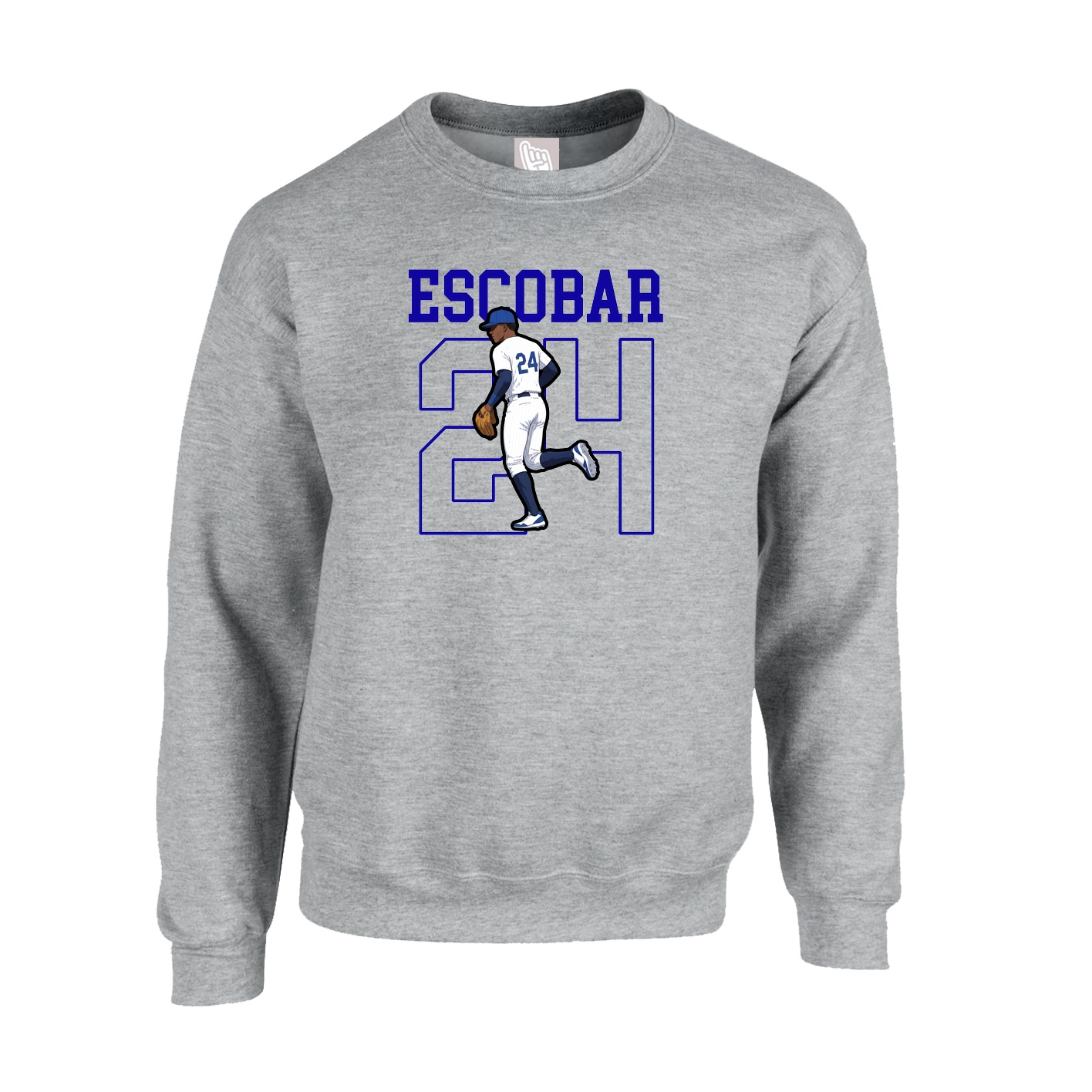 Fleece Crew — Shirsey in Grey