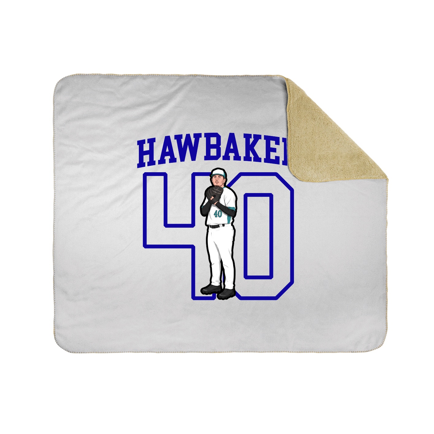 Throw Blanket — Shirsey in White