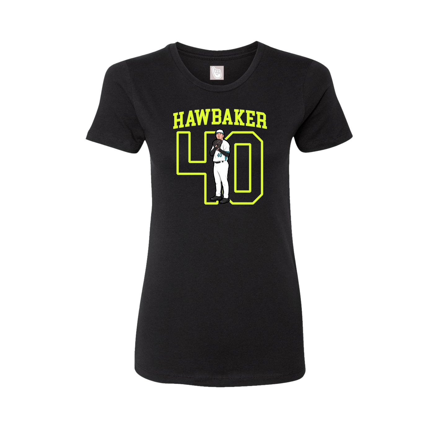 Fitted Women's Tee — Shirsey in Black